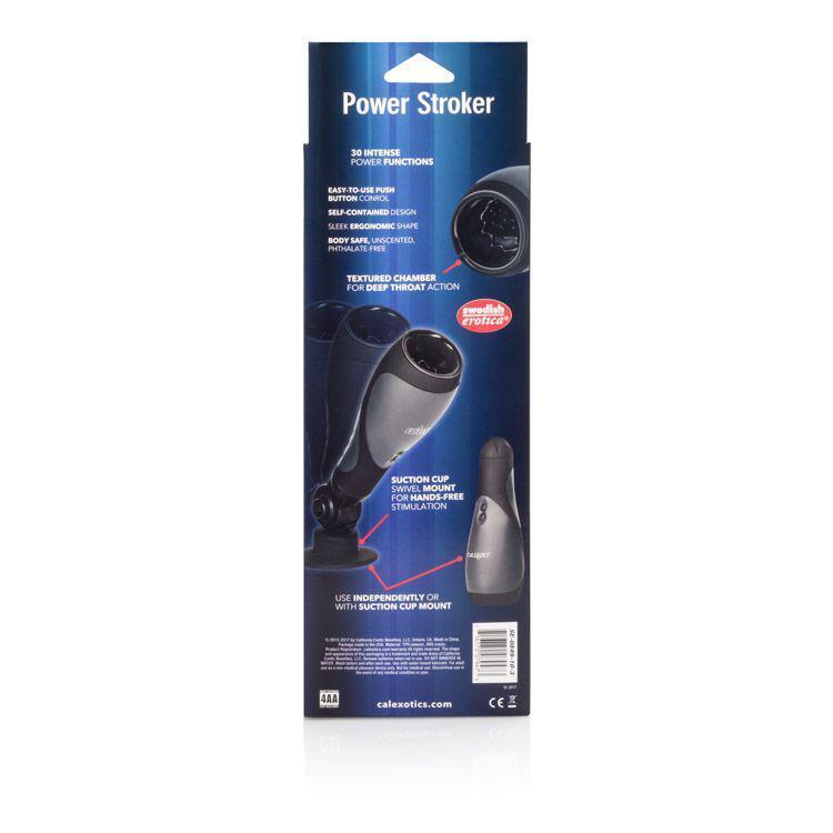 California Exotics - Apollo Power Stroker (Black) -  Masturbator (Hands Free) Non Rechargeable  Durio.sg