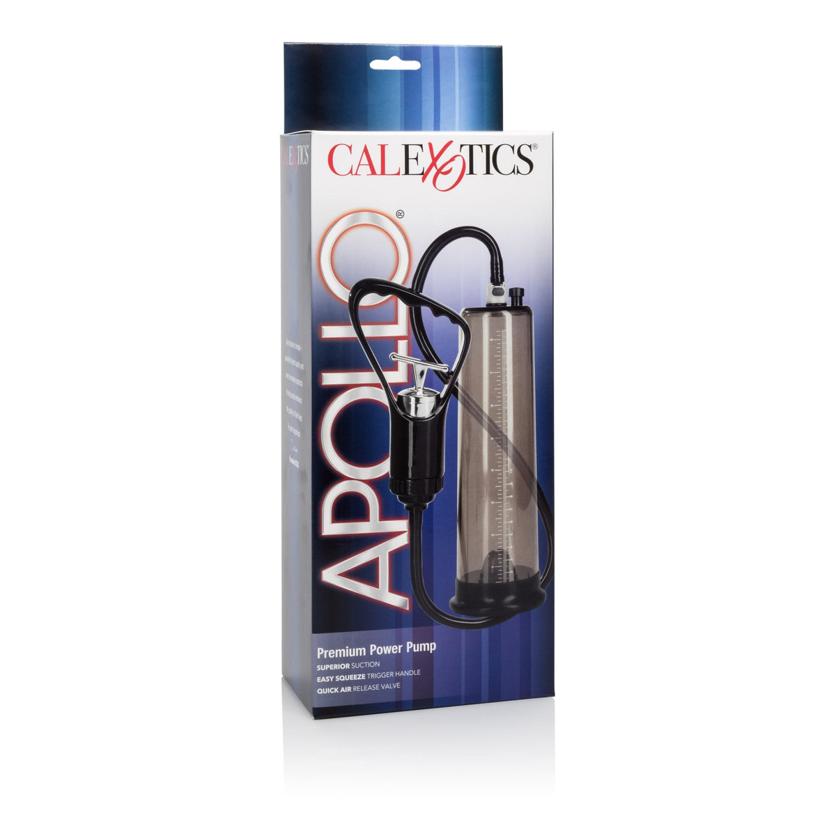 California Exotics - Apollo Premium Power Penis Pump (Black) -  Penis Pump (Non Vibration)  Durio.sg