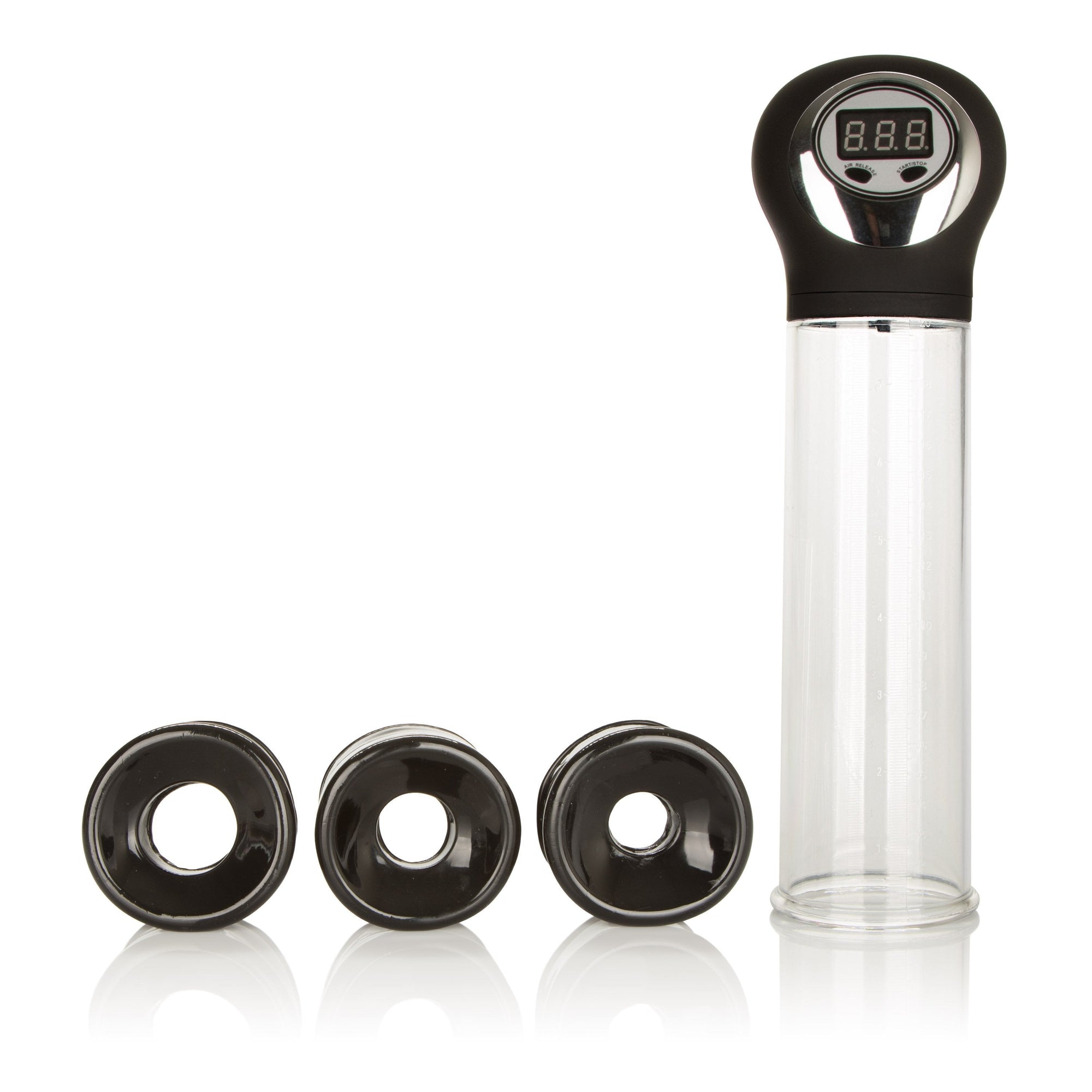 California Exotics - Apollo Rechargeable Power Penis Pump (Clear) -  Penis Pump (Non Vibration)  Durio.sg