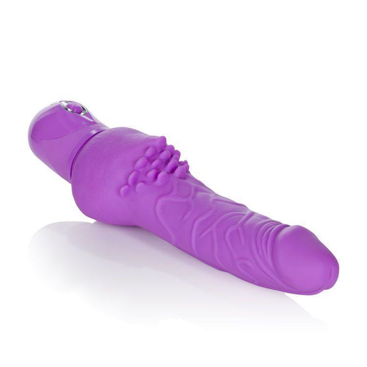 California Exotics - Bendie Stud Cliterrific Vibrator (Purple) -  G Spot Dildo (Vibration) Non Rechargeable  Durio.sg