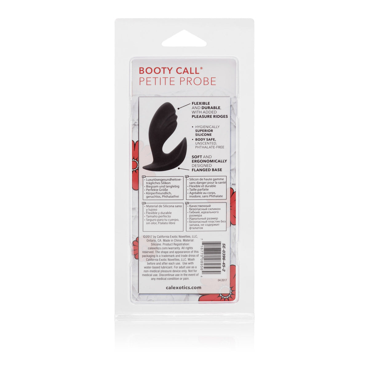 California Exotics - Booty Call Petite Probe Anal Plug (Black) -  Anal Plug (Non Vibration)  Durio.sg