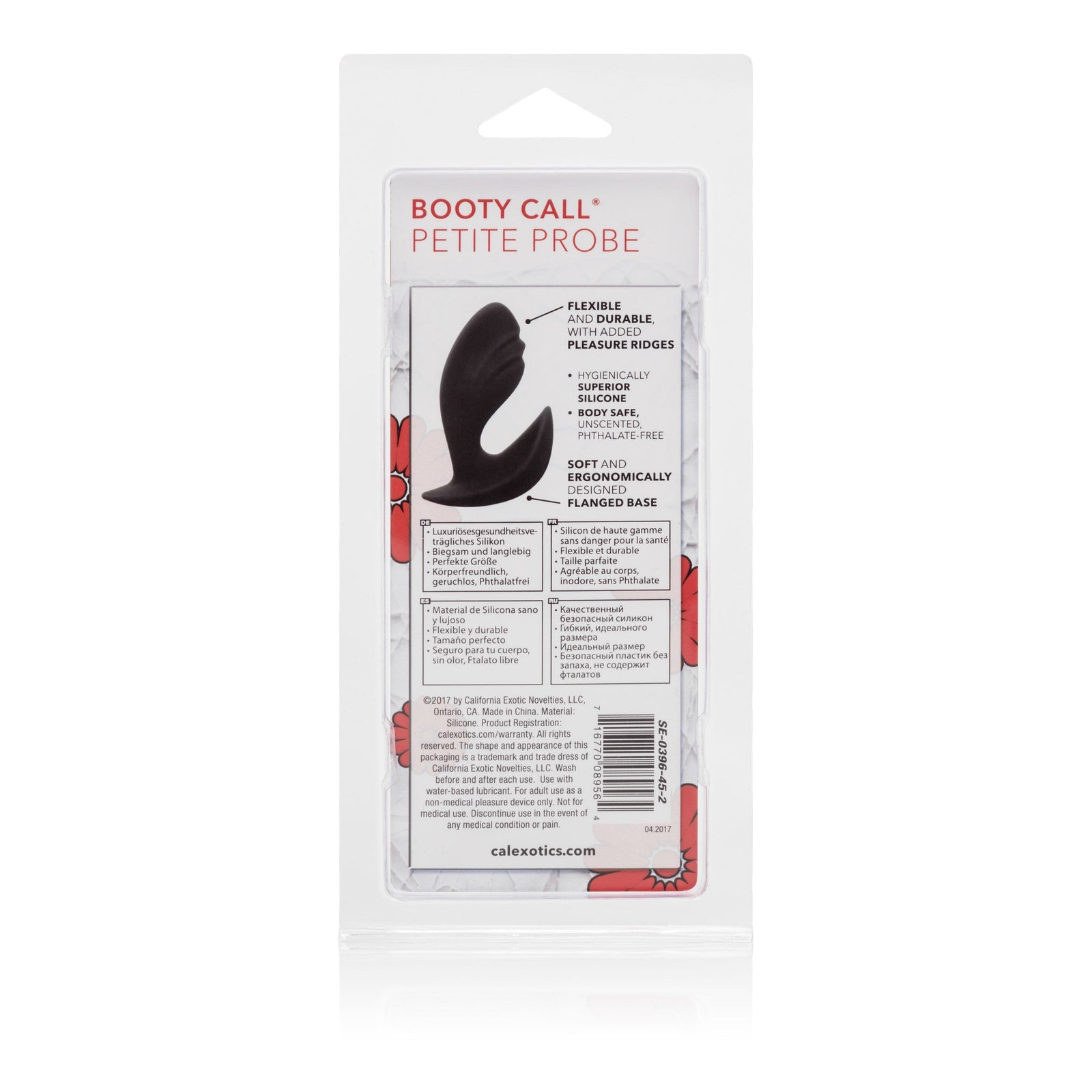 California Exotics - Booty Call Petite Probe Anal Plug (Black) -  Anal Plug (Non Vibration)  Durio.sg