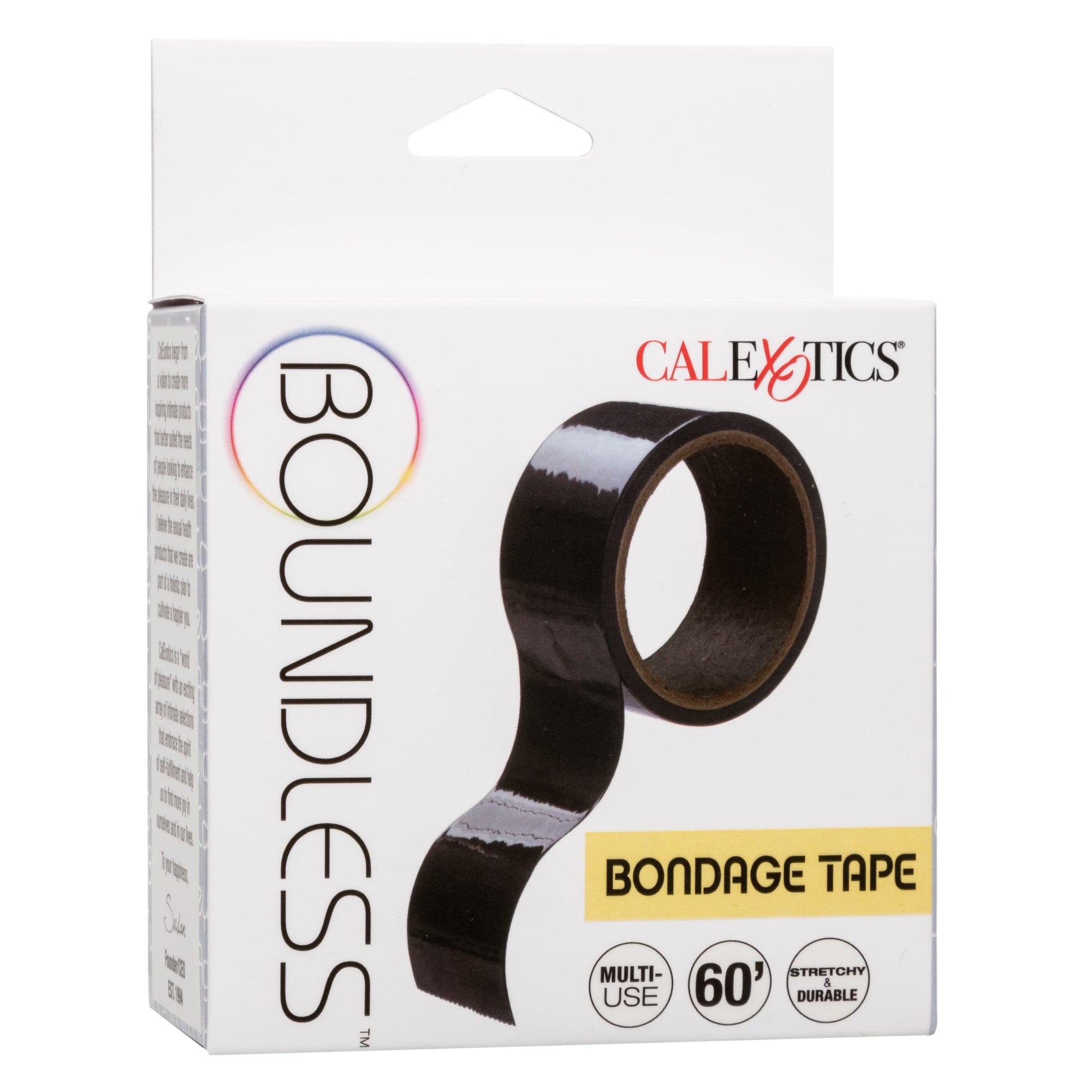 California Exotics - Boundless Bondage Tape (Black) -  BDSM Tape  Durio.sg