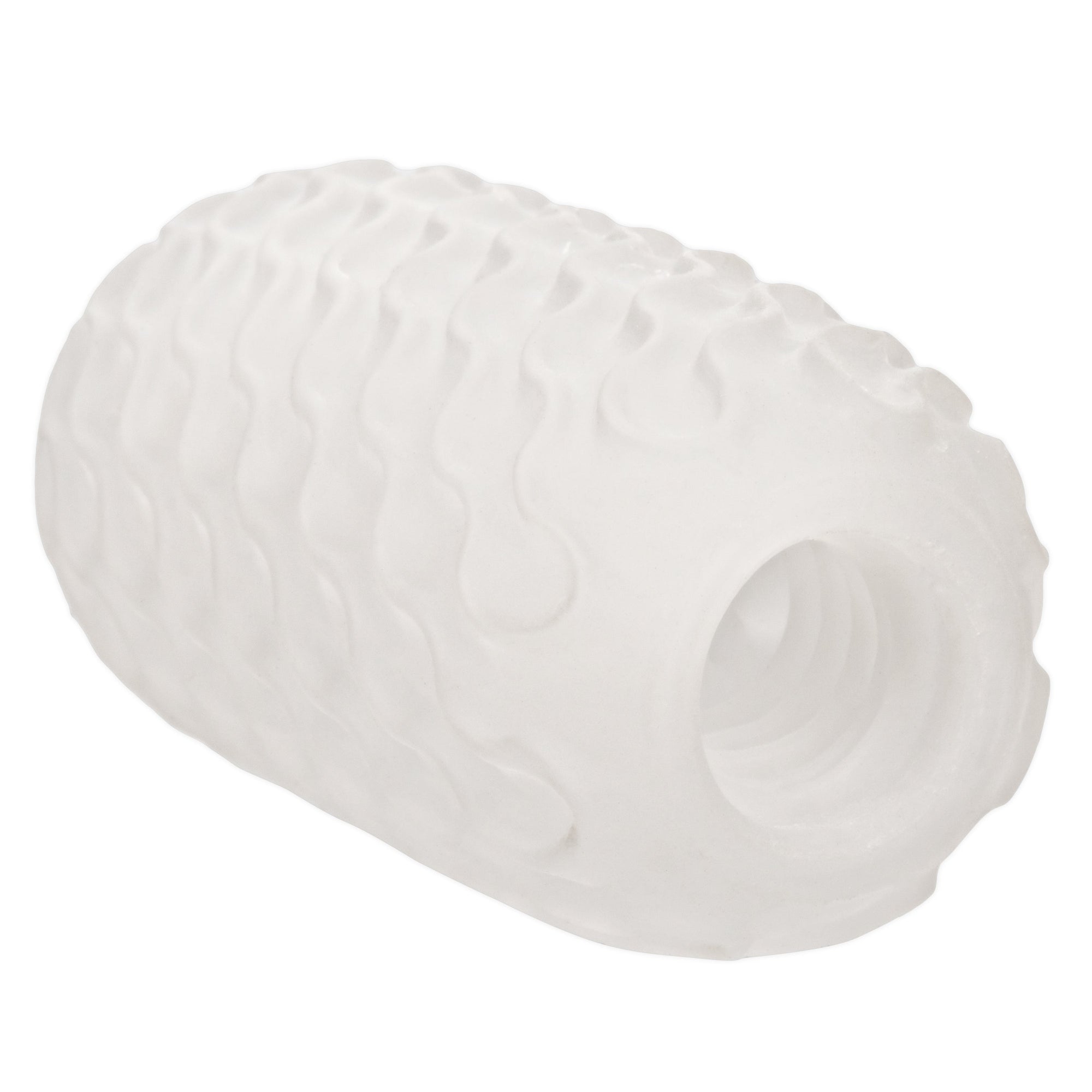 California Exotics - Boundless Reversible Ribbed Soft Stroker (White) -  Masturbator Soft Stroker (Non Vibration)  Durio.sg