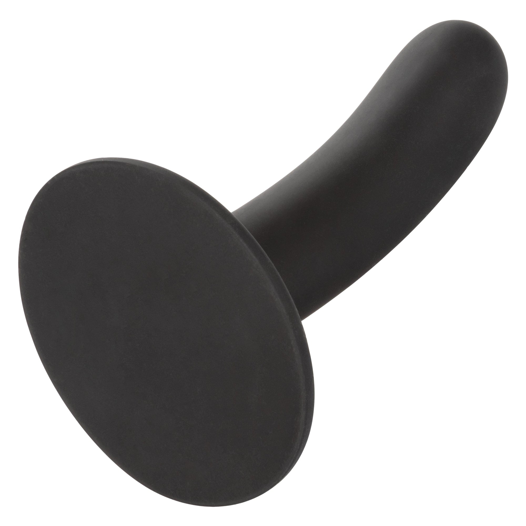 California Exotics - Boundless Smooth Pegging Probe Strap on Dildo 4.75" (Black) -  Non Realistic Dildo with suction cup (Non Vibration)  Durio.sg