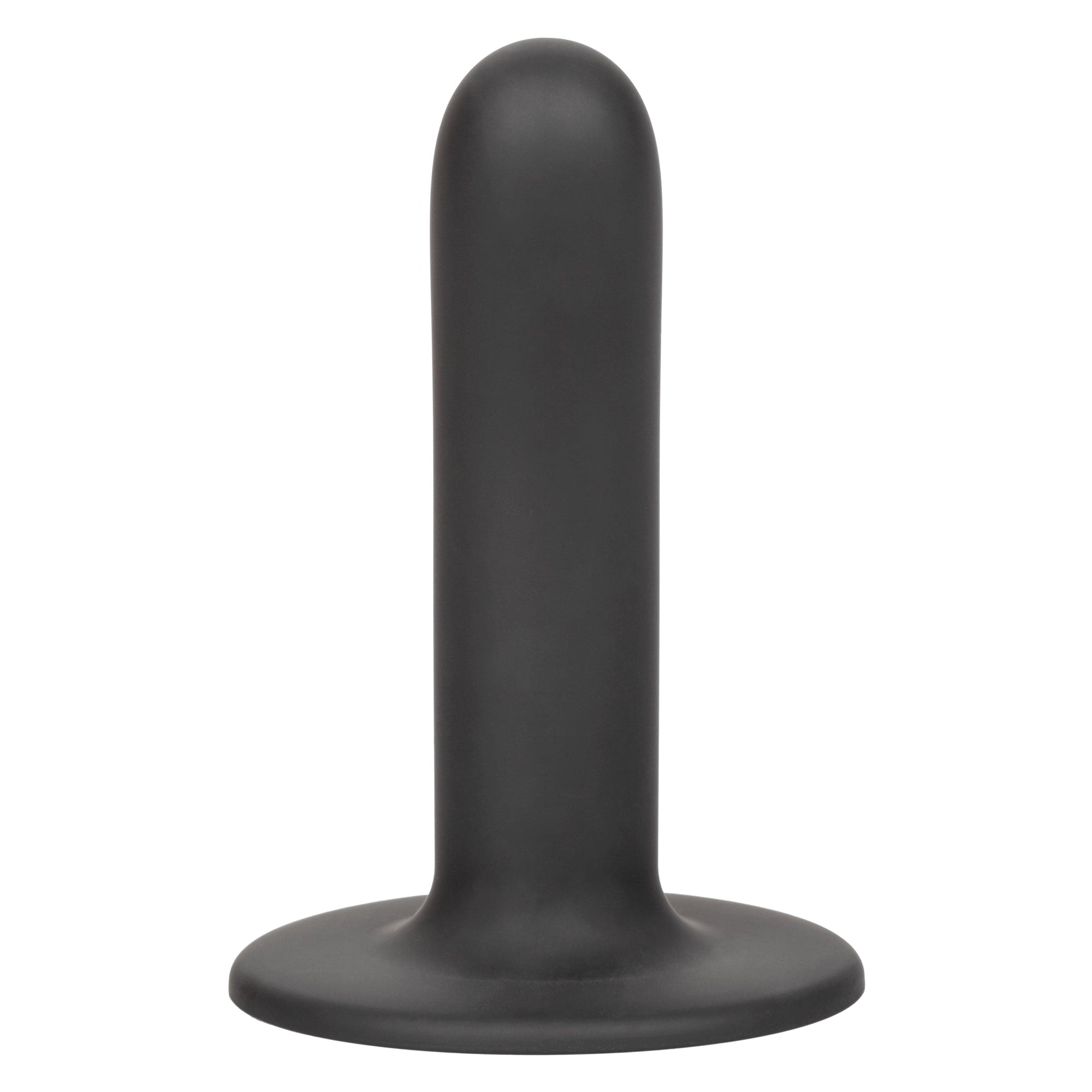 California Exotics - Boundless Smooth Pegging Probe Strap on Dildo 4.75" (Black) -  Non Realistic Dildo with suction cup (Non Vibration)  Durio.sg