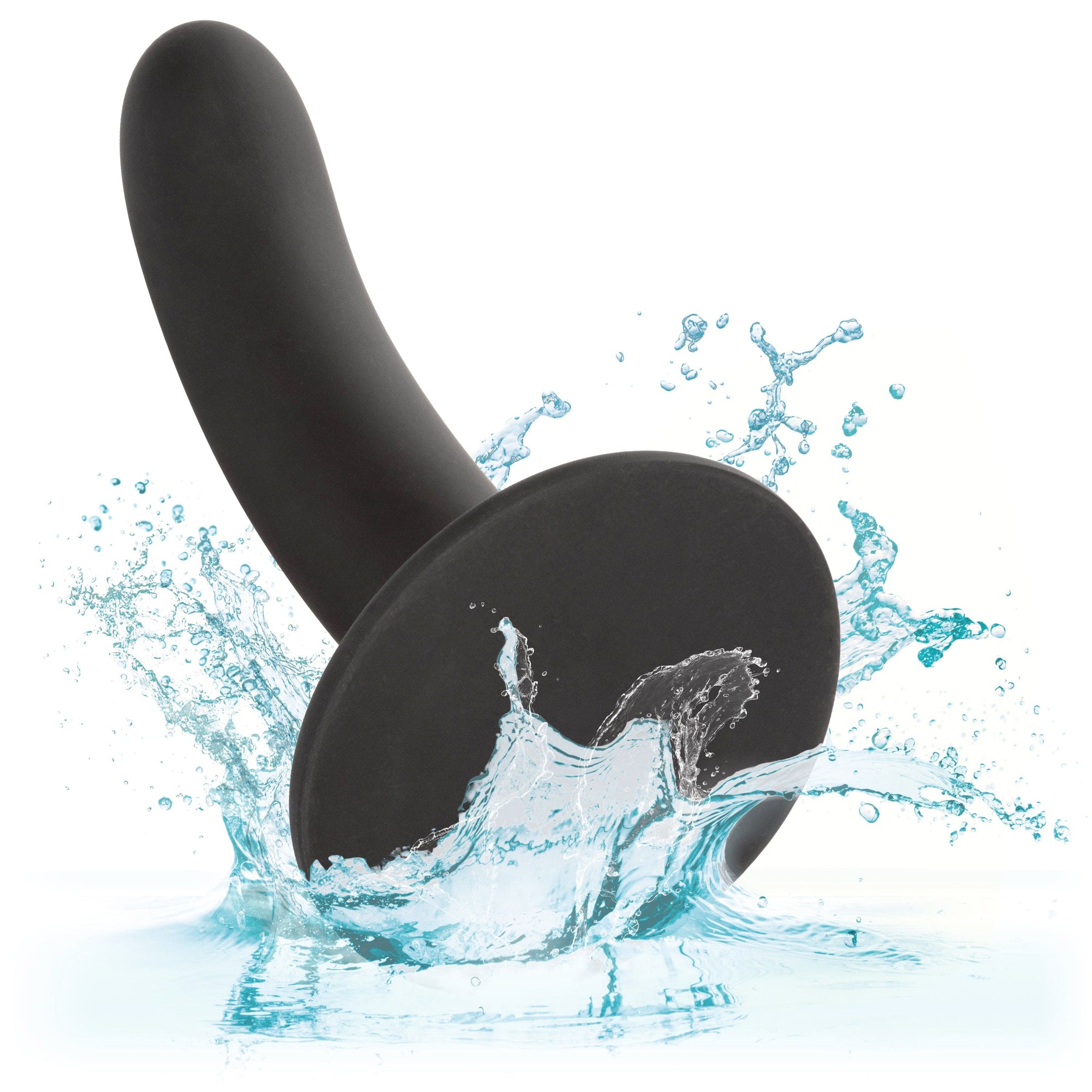California Exotics - Boundless Smooth Pegging Probe Strap on Dildo 6" (Black) -  Non Realistic Dildo with suction cup (Non Vibration)  Durio.sg
