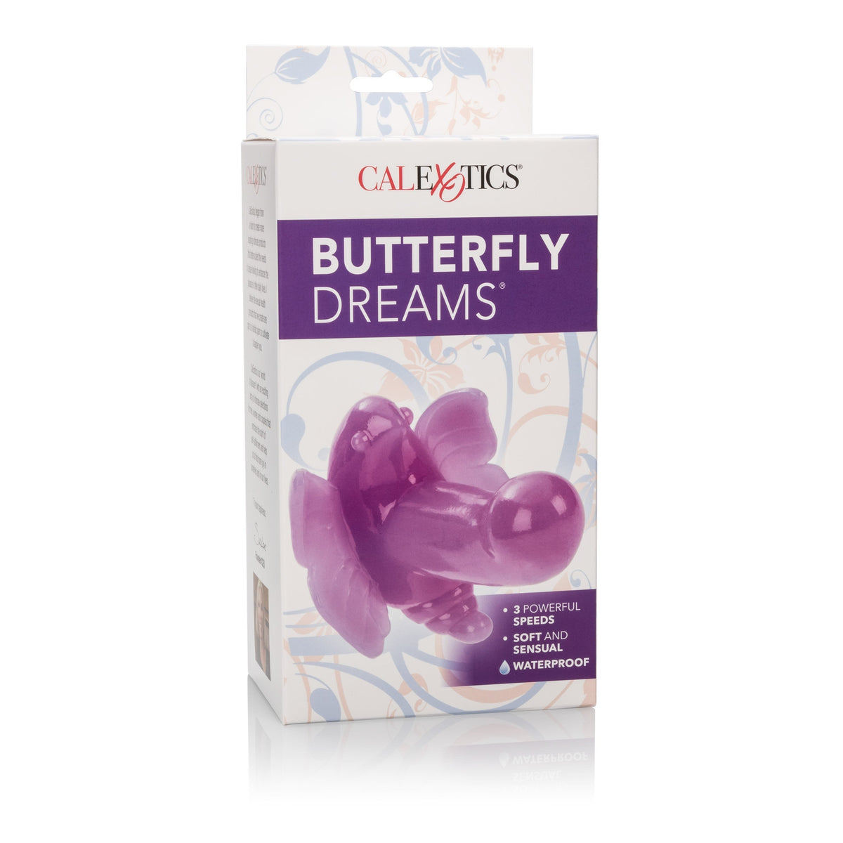 California Exotics - Butterfly Dreams Vibrator (Purple) -  Non Realistic Dildo w/o suction cup (Vibration) Non Rechargeable  Durio.sg