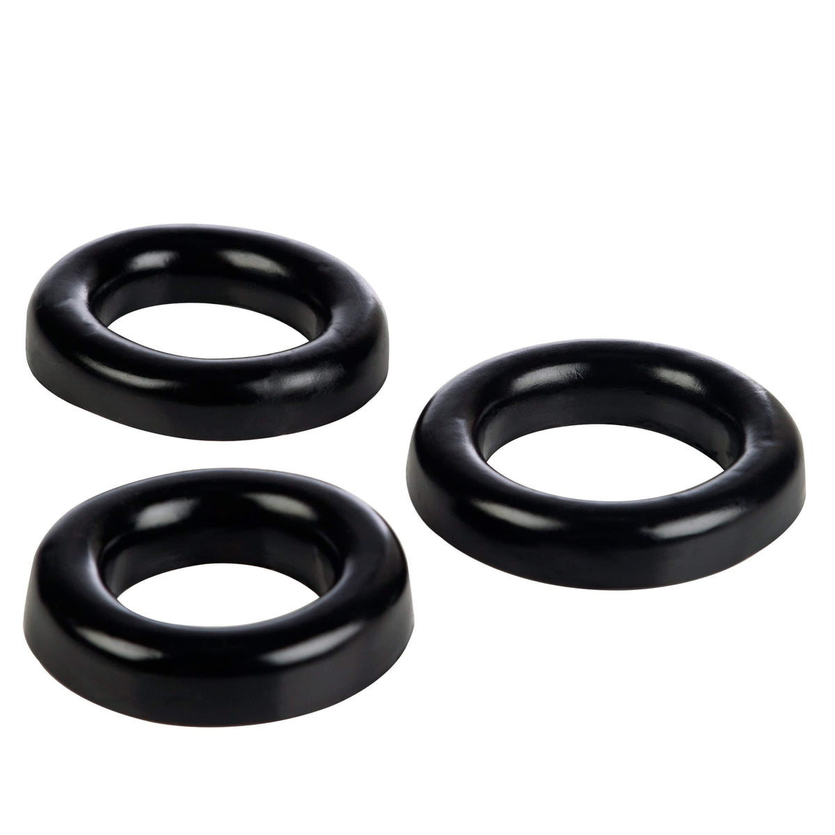 California Exotics - COLT 3 Cock Ring Set (Black) -  Cock Ring (Non Vibration)  Durio.sg