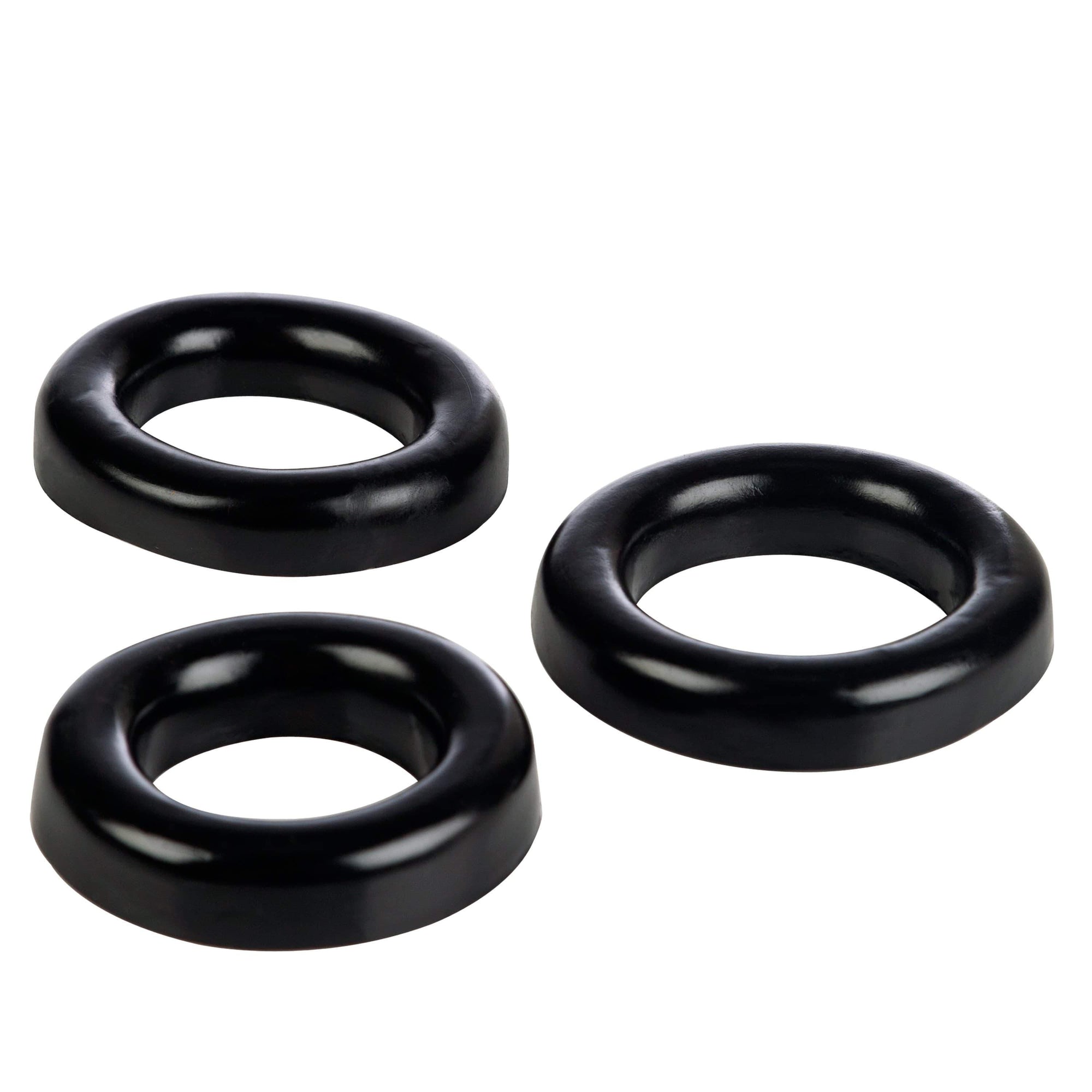 California Exotics - COLT 3 Cock Ring Set (Black) -  Cock Ring (Non Vibration)  Durio.sg