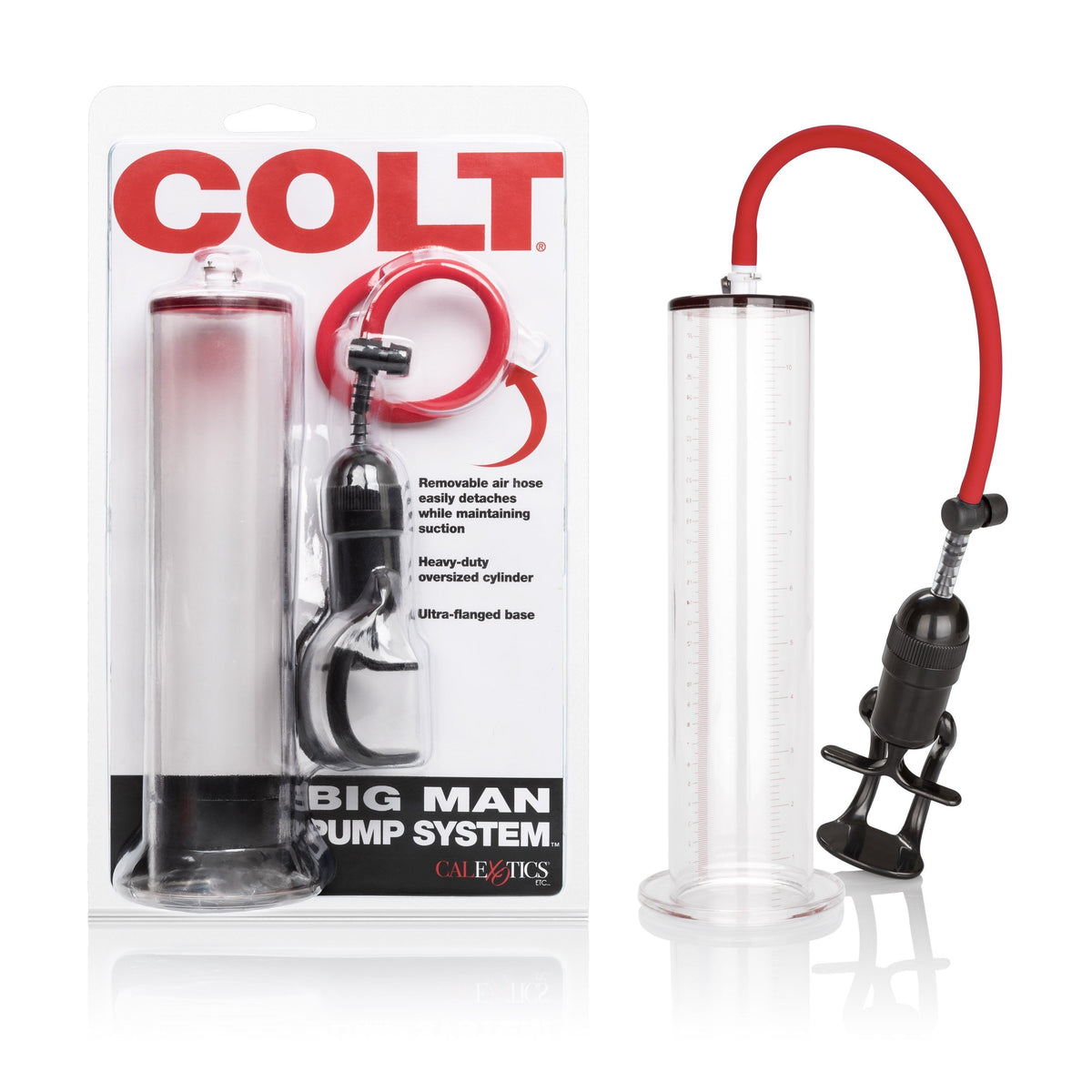 California Exotics - COLT Big Man Penis Pump System (Clear) -  Penis Pump (Non Vibration)  Durio.sg