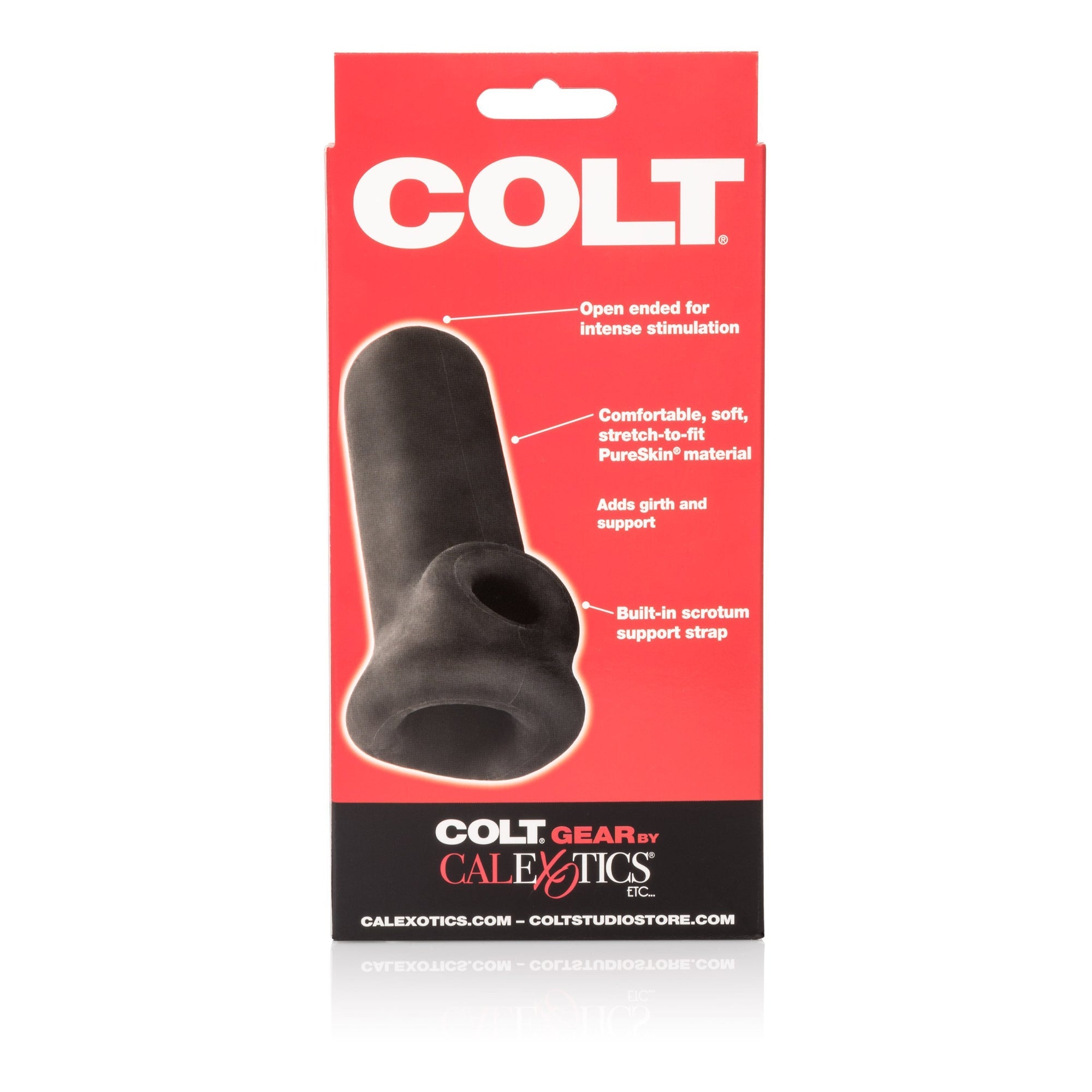 California Exotics - COLT Soft Slammer Cock Sleeve (Black) -  Cock Sleeves (Non Vibration)  Durio.sg
