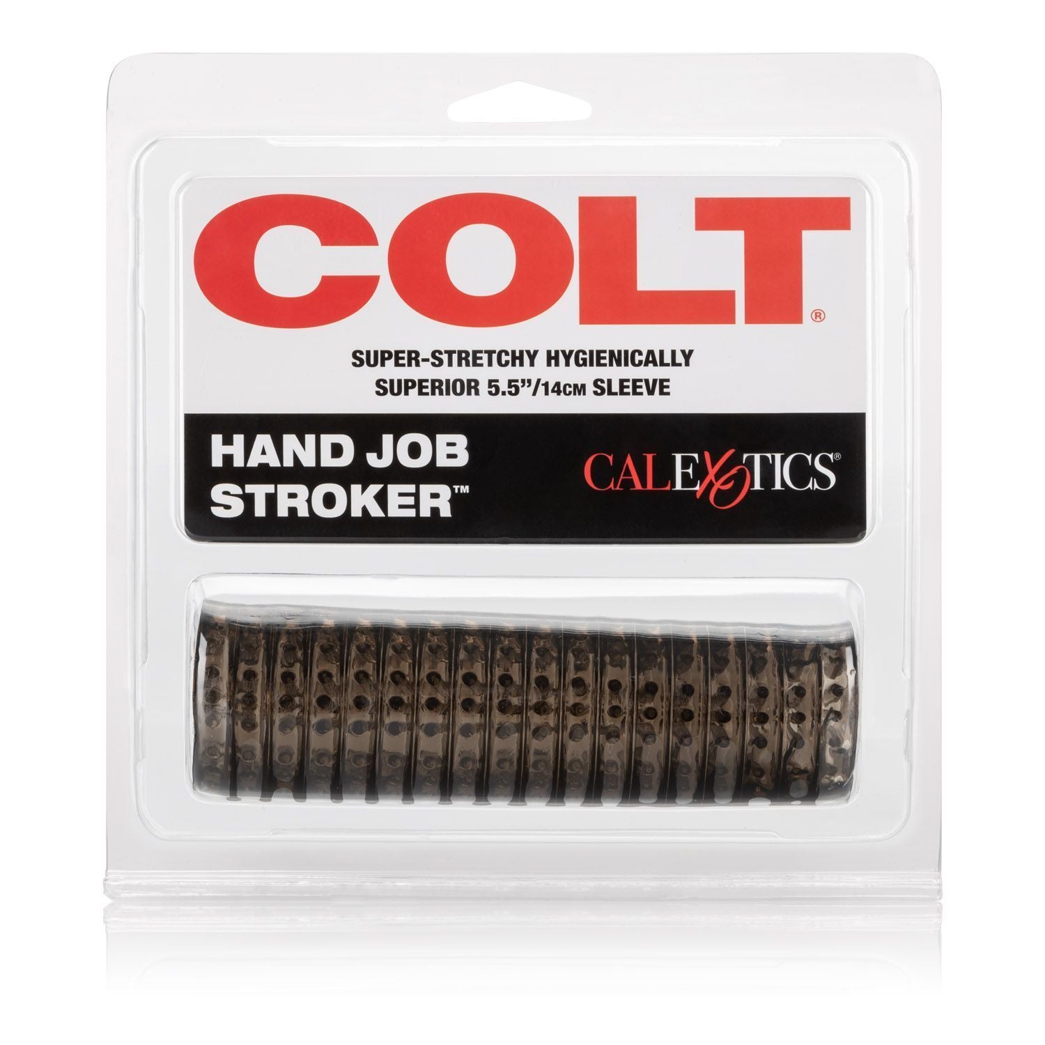 California Exotics - COLT Super Stretchy Hand Job Stroker Cock Sleeve (Black) -  Masturbator Soft Stroker (Non Vibration)  Durio.sg