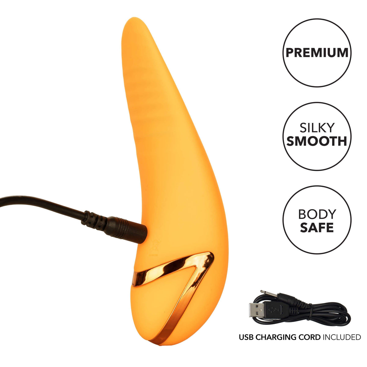 California Exotics - California Dreaming Hollywood Hottie Clit Massager (Yellow) -  Clit Massager (Vibration) Rechargeable  Durio.sg