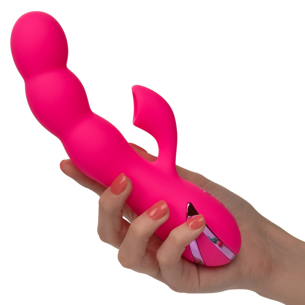 California Exotics - California Dreaming Oceanside Orgasm Suction Rabbit Vibrator (Pink) -  Rabbit Dildo (Vibration) Rechargeable  Durio.sg