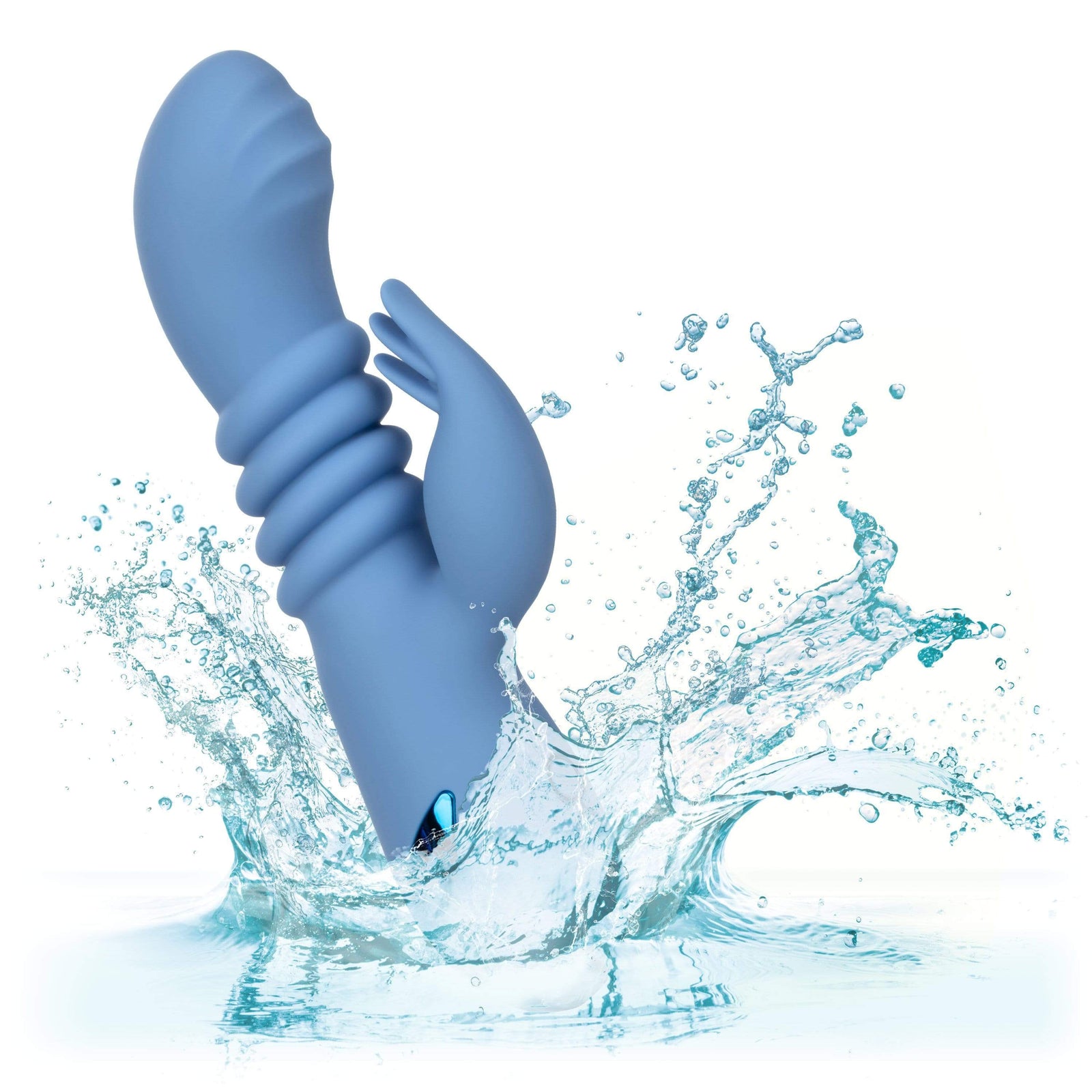 California Exotics - California Dreaming Santa Cruz 'Coaster Rabbit Vibrator (Blue) -  Rabbit Dildo (Vibration) Rechargeable  Durio.sg