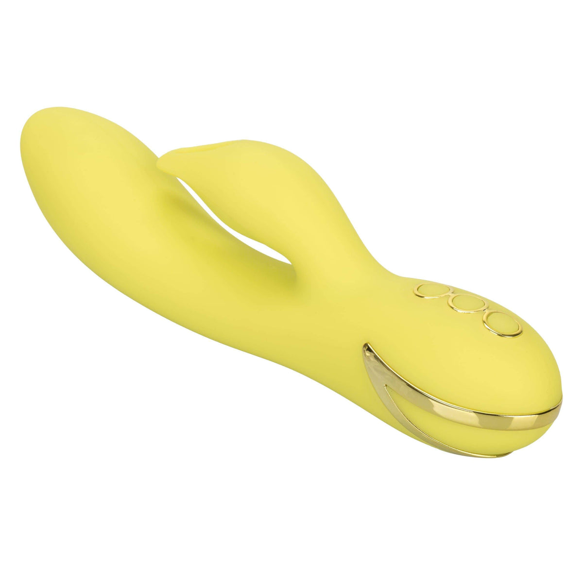 California Exotics - California Dreaming Venice Vixen Rabbit Vibrator (Yellow) -  Rabbit Dildo (Vibration) Rechargeable  Durio.sg