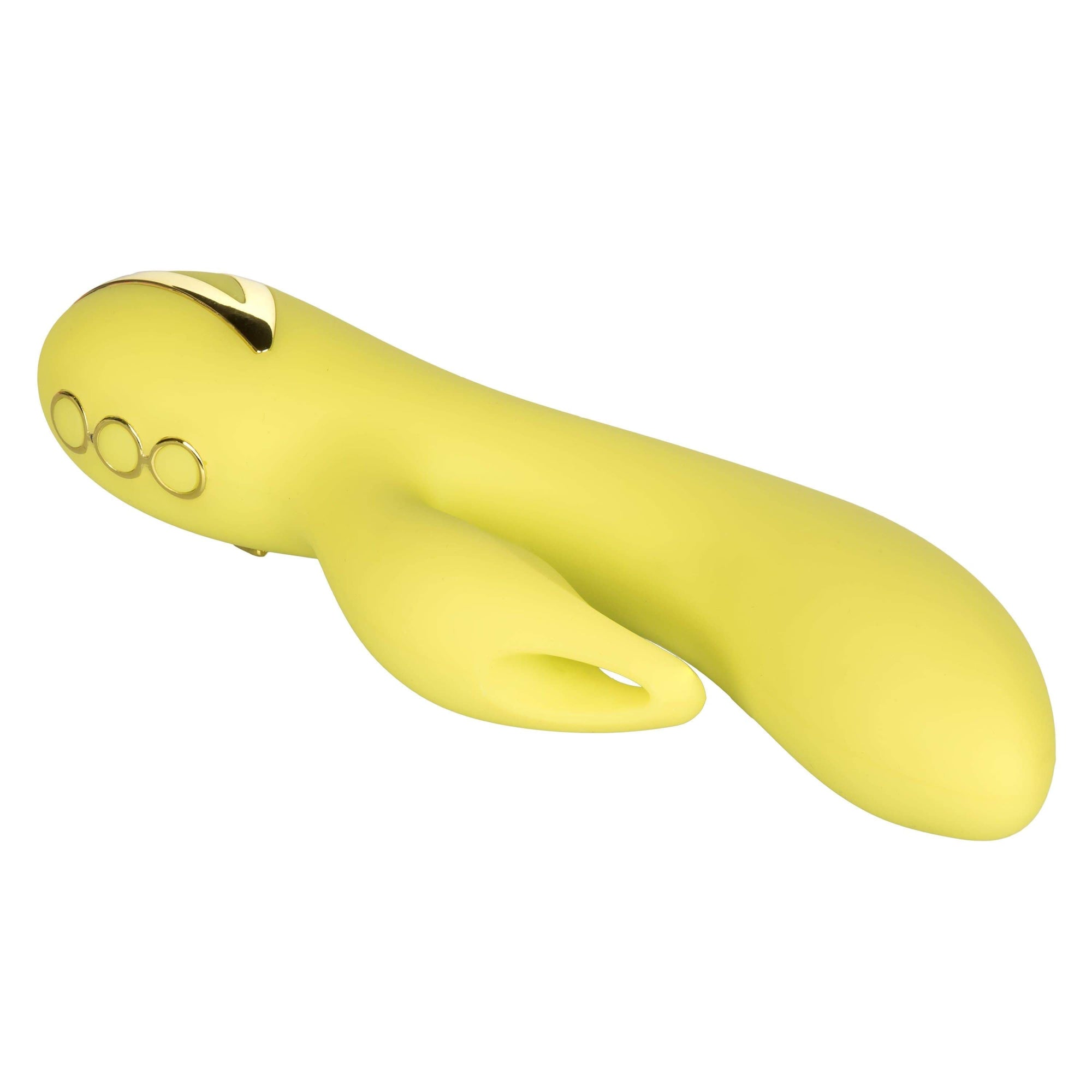 California Exotics - California Dreaming Venice Vixen Rabbit Vibrator (Yellow) -  Rabbit Dildo (Vibration) Rechargeable  Durio.sg