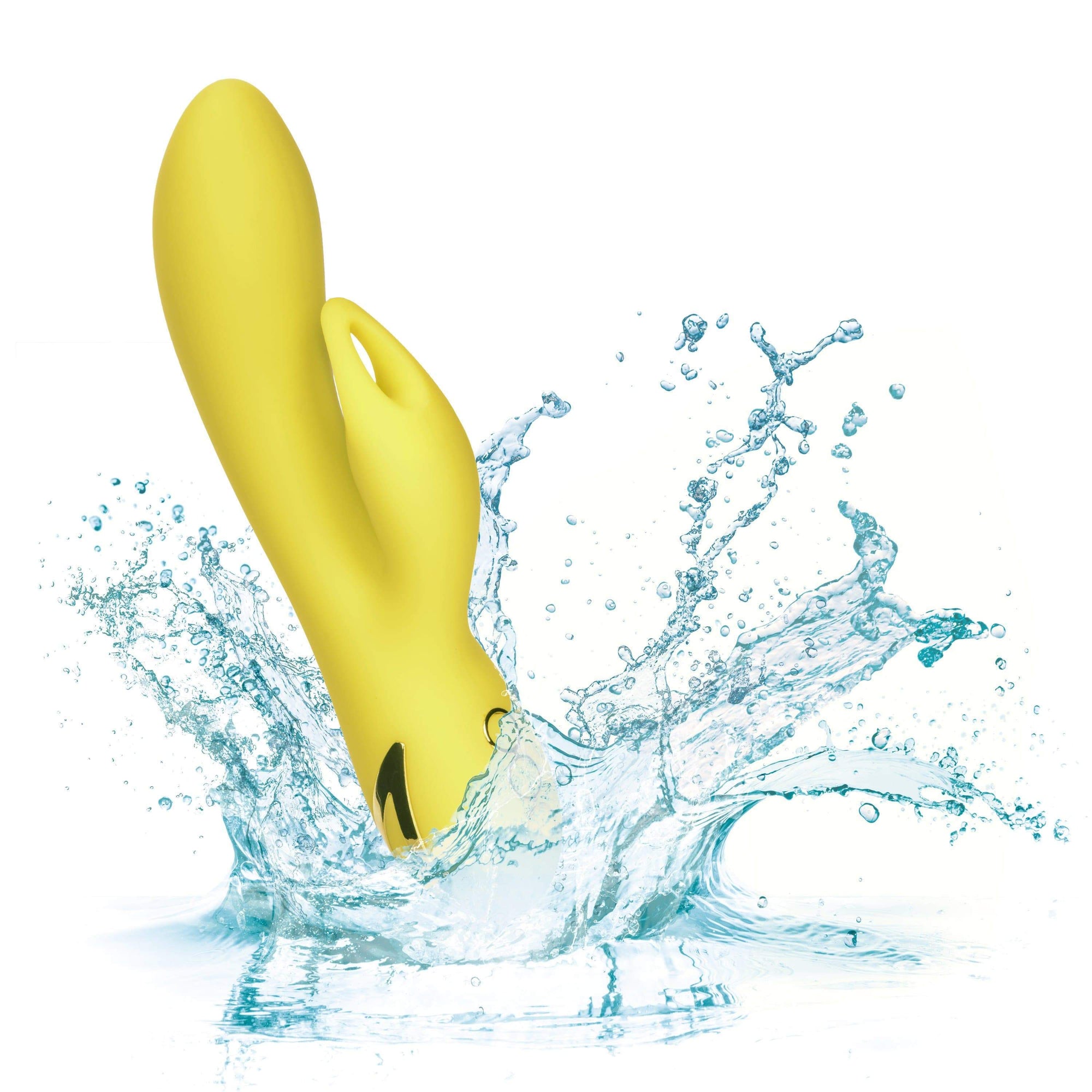 California Exotics - California Dreaming Venice Vixen Rabbit Vibrator (Yellow) -  Rabbit Dildo (Vibration) Rechargeable  Durio.sg
