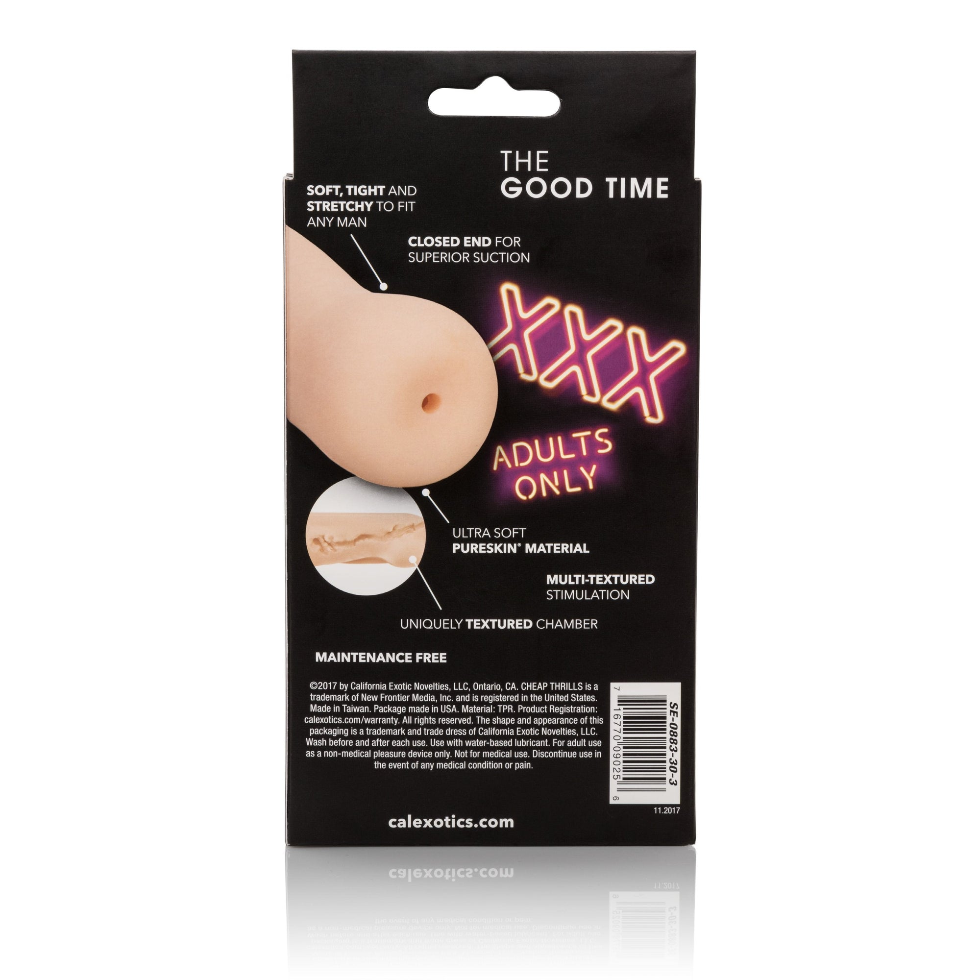 California Exotics - Cheap Thrills The Good Time Soft Stroker (Beige) -  Masturbator Soft Stroker (Non Vibration)  Durio.sg