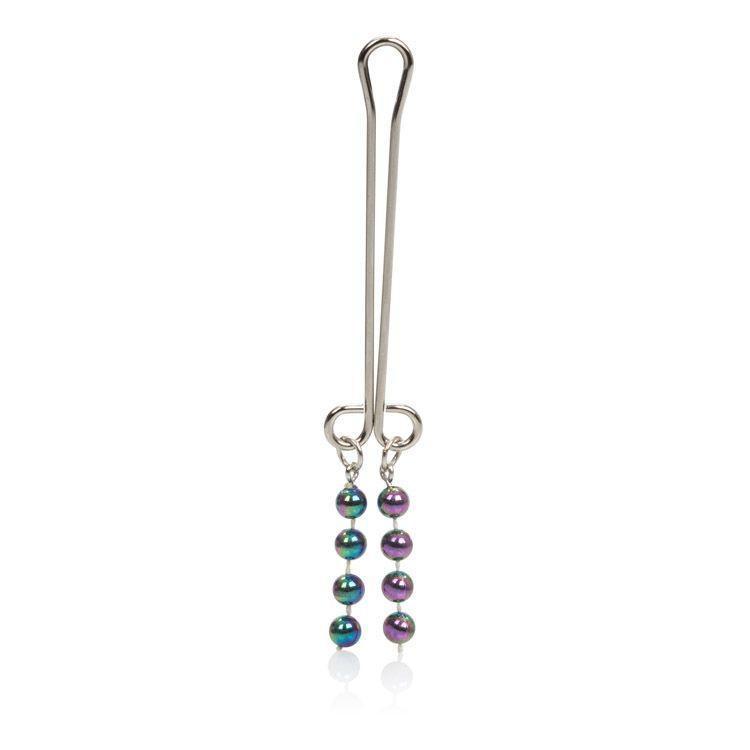 California Exotics - Clitoral Jewelry (Pearl Metallic) -  Clitoral Clamps  Durio.sg