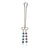 California Exotics - Clitoral Jewelry (Pearl Metallic) -  Clitoral Clamps  Durio.sg