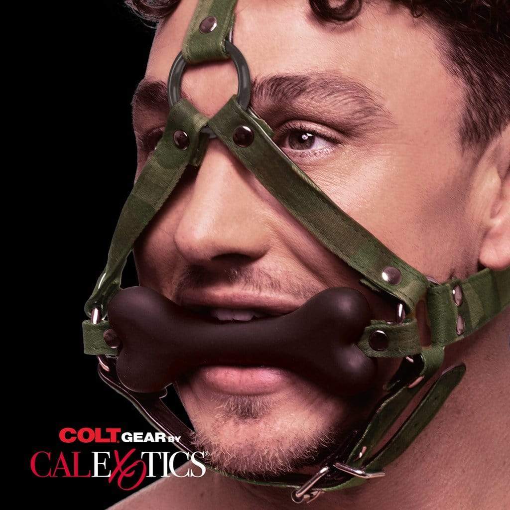 California Exotics - Colt Camo Bone Gag (Green) -  Ball Gag  Durio.sg