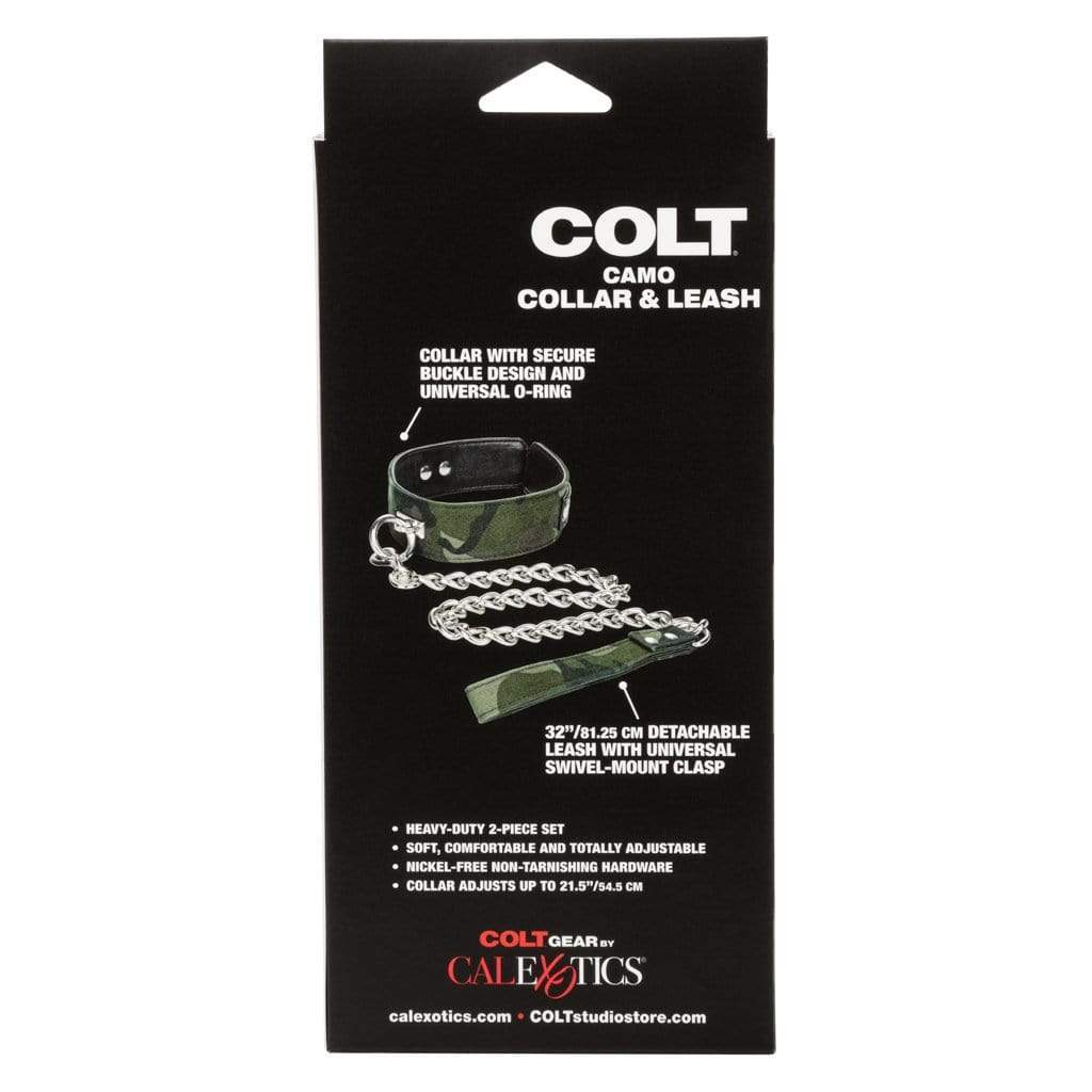 California Exotics - Colt Camo Collar and Leash (Green) -  Leash  Durio.sg