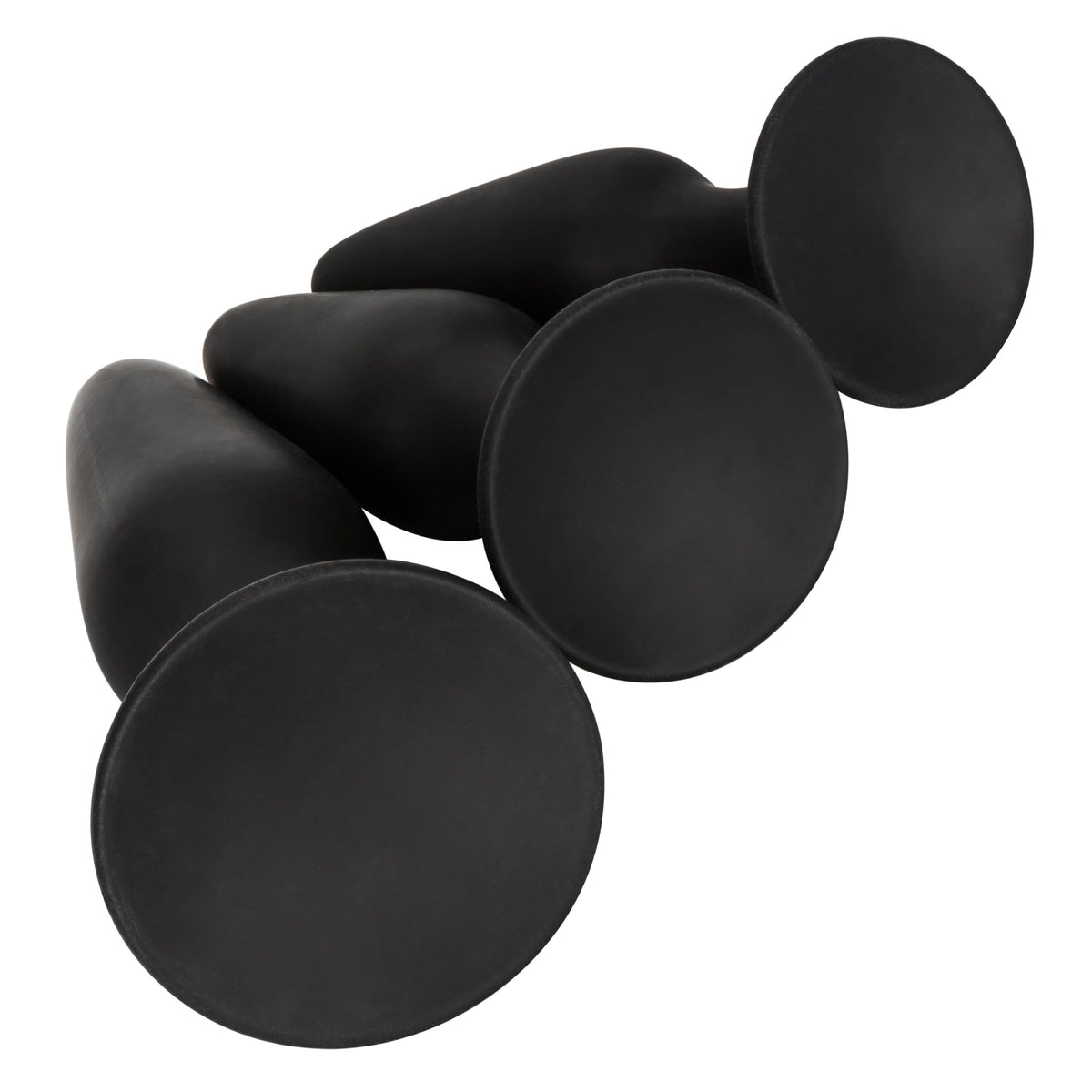 California Exotics - Colt Silicone Anal Trainer Kit 3 Plugs (Black) -  Anal Kit (Non Vibration)  Durio.sg