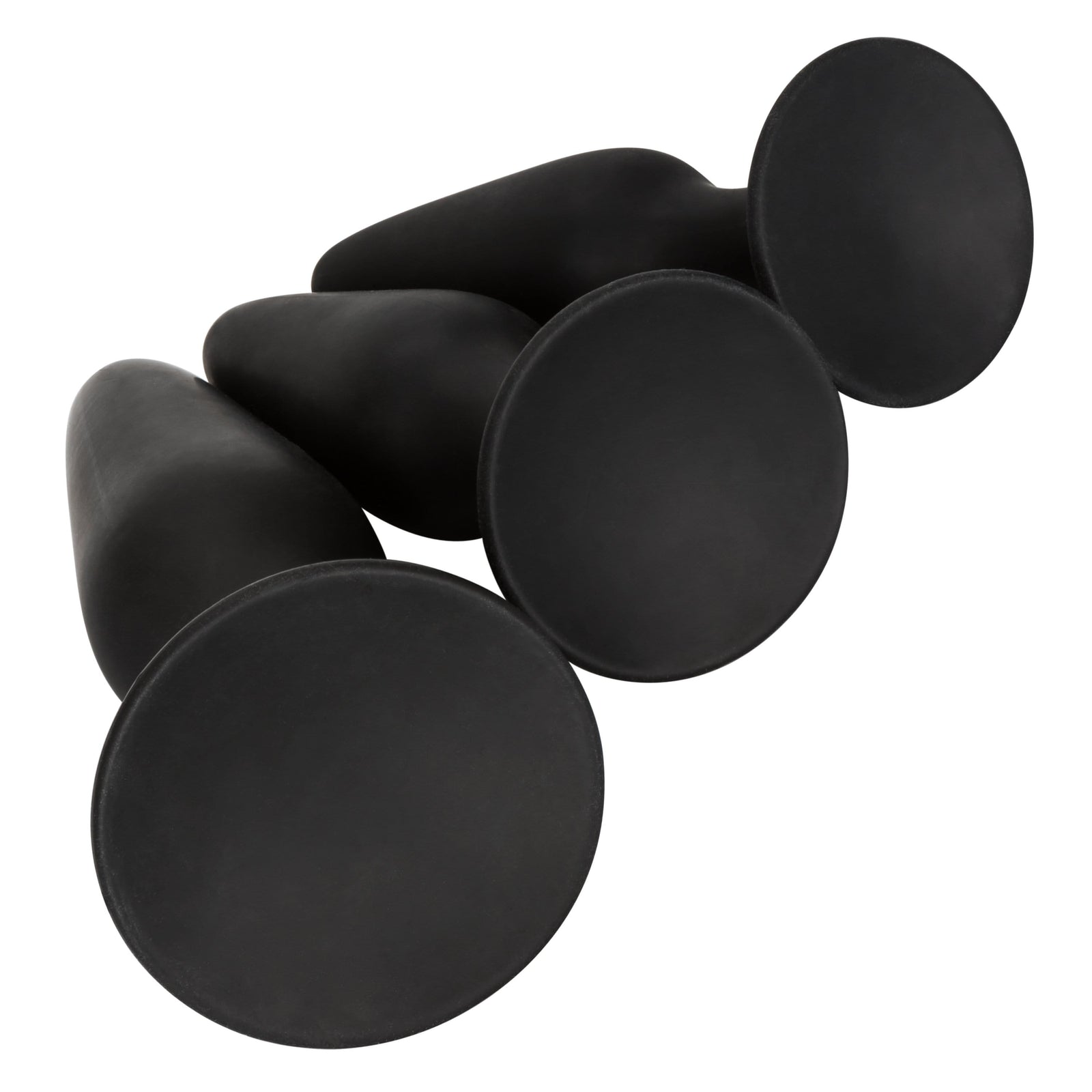 California Exotics - Colt Silicone Anal Trainer Kit 3 Plugs (Black) -  Anal Kit (Non Vibration)  Durio.sg