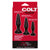 California Exotics - Colt Silicone Anal Trainer Kit 3 Plugs (Black) -  Anal Kit (Non Vibration)  Durio.sg