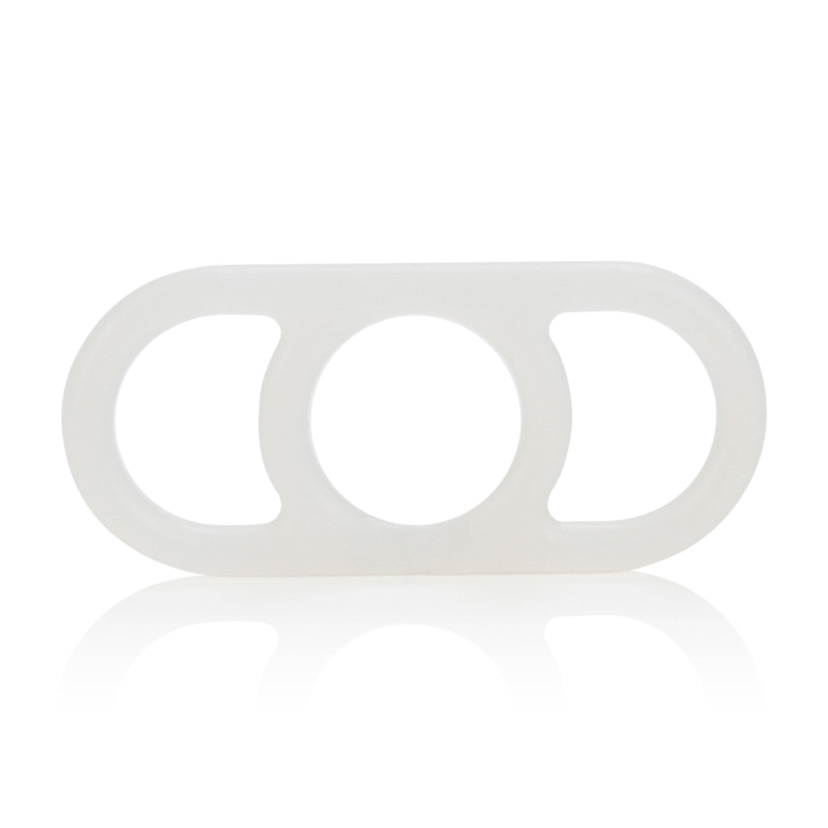 California Exotics - Commander Erection Enhancer Cock Ring (White) -  Rubber Cock Ring (Non Vibration)  Durio.sg