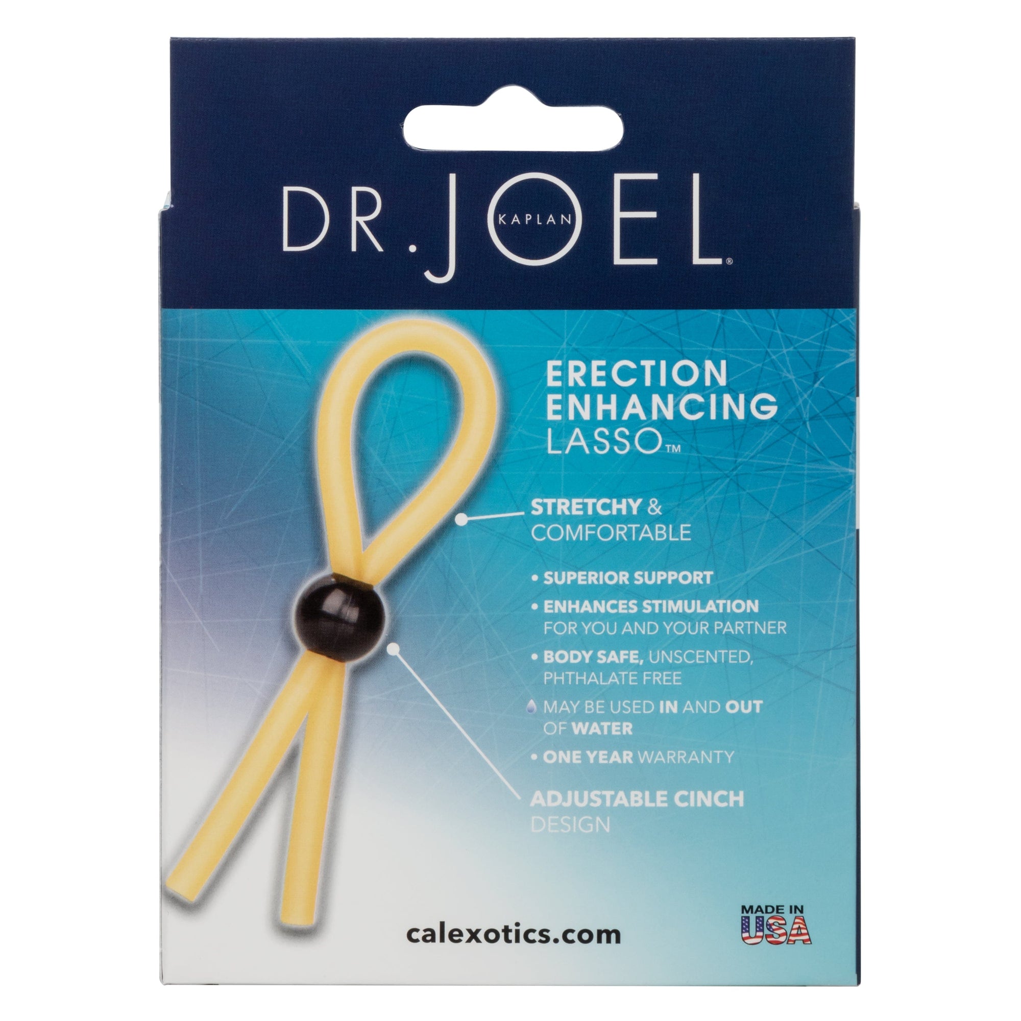 California Exotics - Dr Joel Kaplan Erection Enhancing Lasso  Cock Ring (Ivory) -  Cock Ring (Non Vibration)  Durio.sg