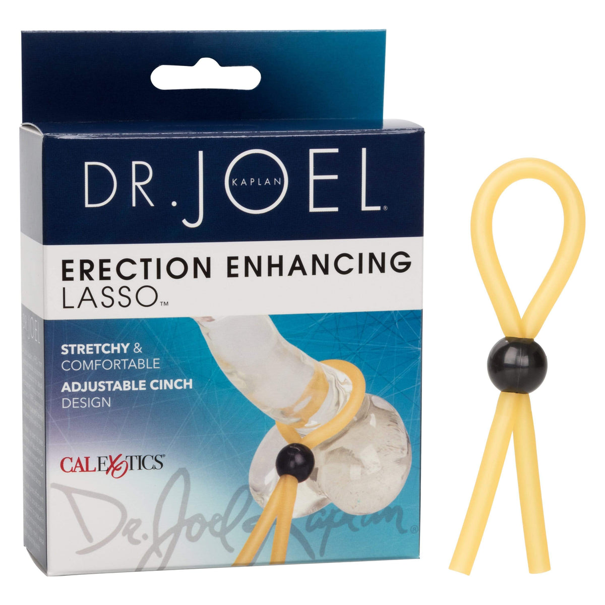 California Exotics - Dr  Joel Kaplan Erection Enhancing Lasso Cock Ring (Yellow) -  Cock Ring (Non Vibration)  Durio.sg