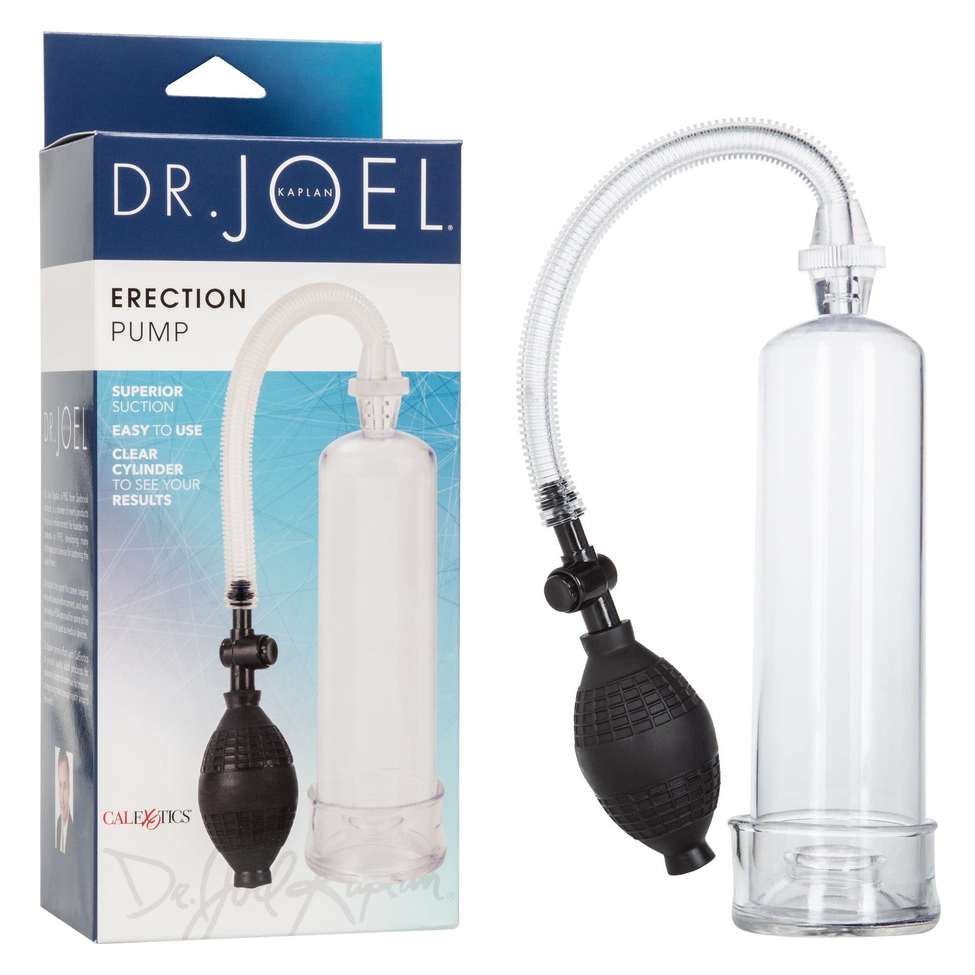 California Exotics - Dr Joel Kaplan Erection Penis Pump (Clear) -  Penis Pump (Non Vibration)  Durio.sg