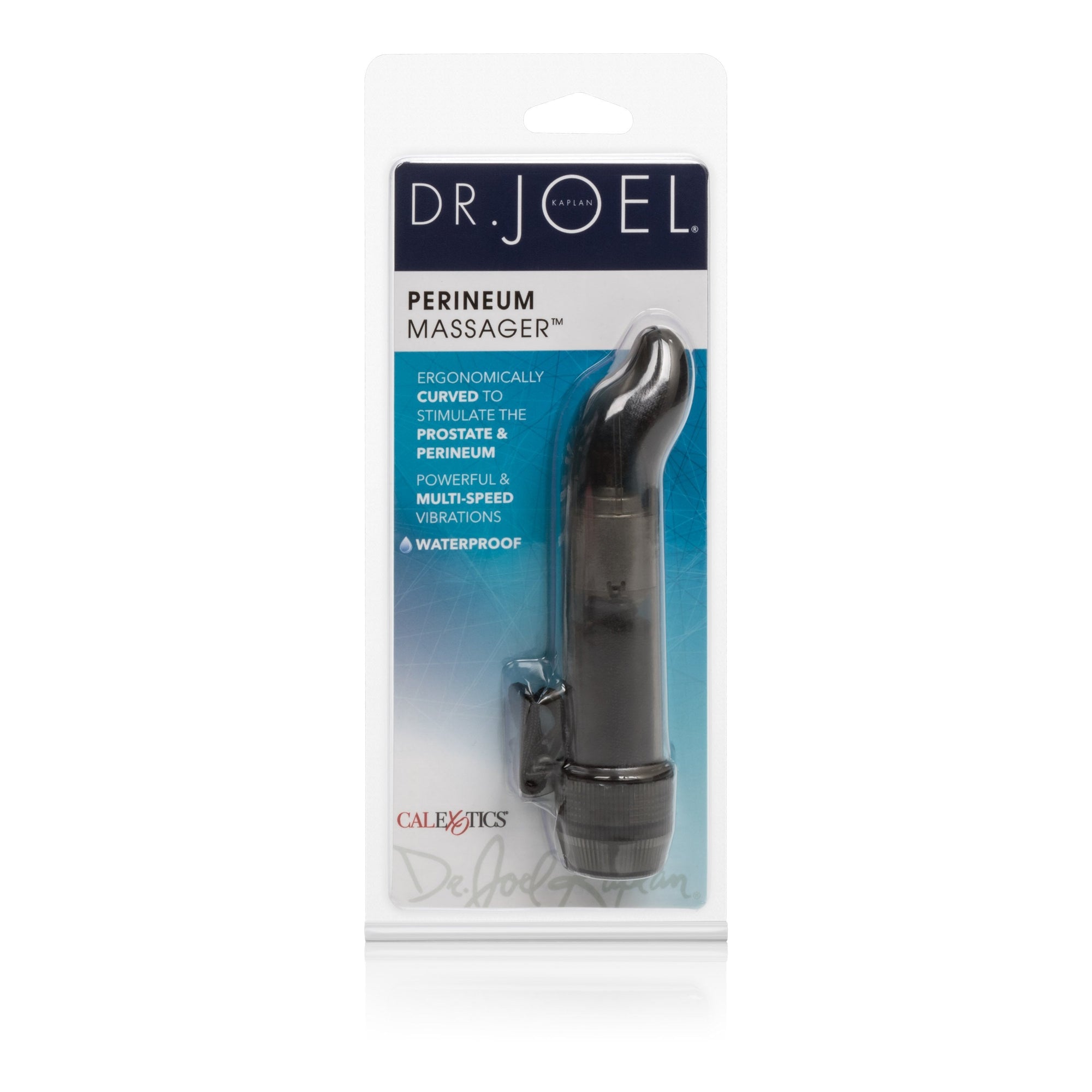 California Exotics - Dr Joel Kaplan Perineum Prostate Massager 4.5" (Black) -  Prostate Massager (Vibration) Non Rechargeable  Durio.sg