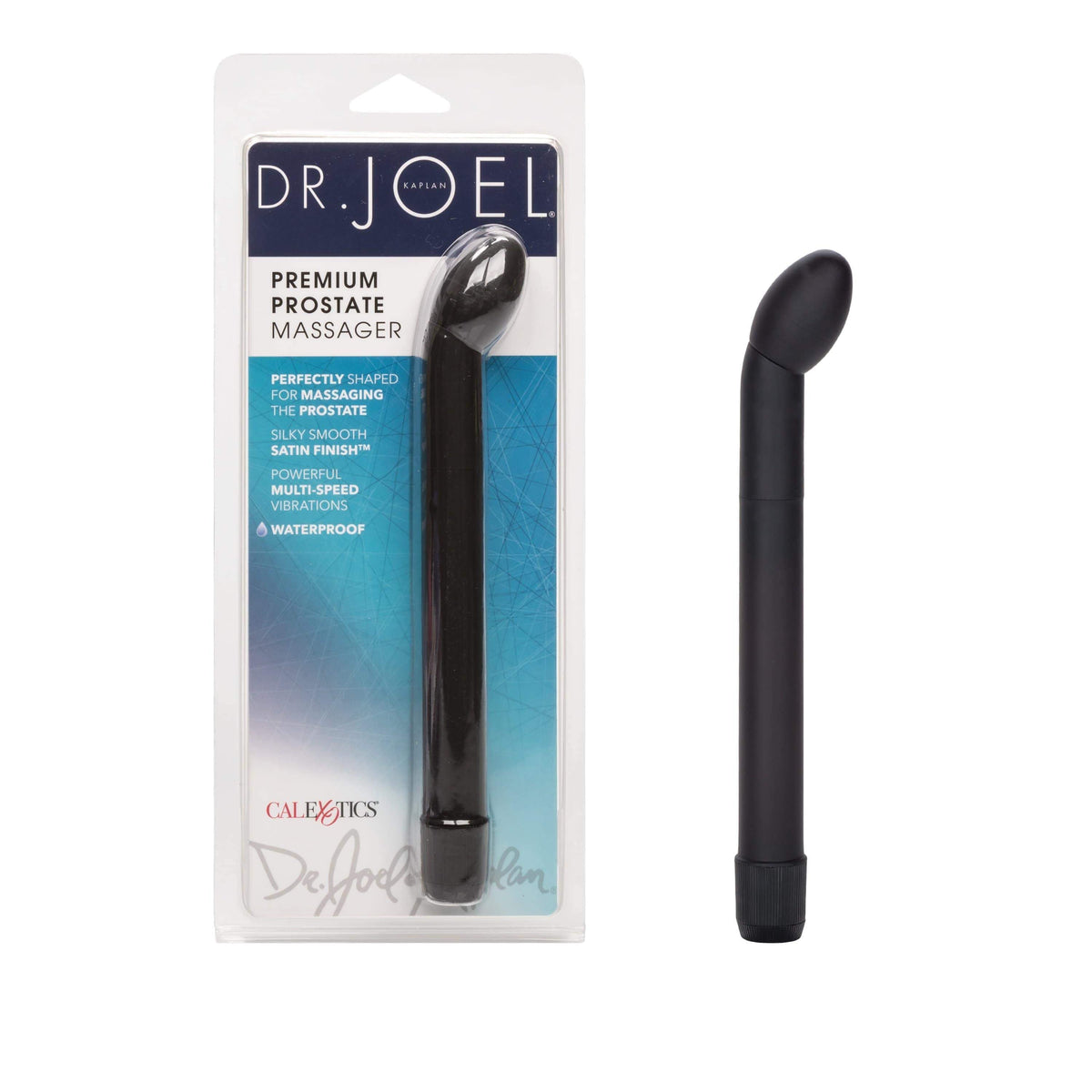 California Exotics - Dr Joel Kaplan Premium Prostate Massager (Black) -  Prostate Massager (Vibration) Non Rechargeable  Durio.sg
