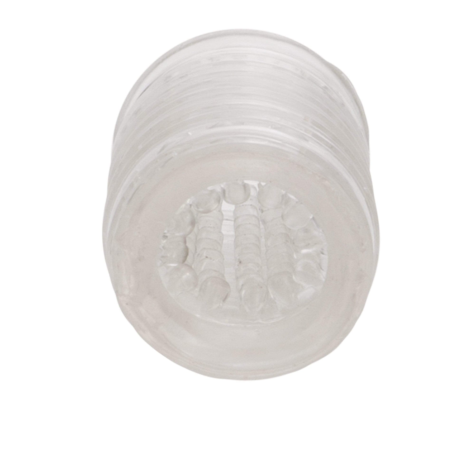 California Exotics - Dr Joel Kaplan Reversible Masturbator (Clear) -  Masturbator Soft Stroker (Non Vibration)  Durio.sg
