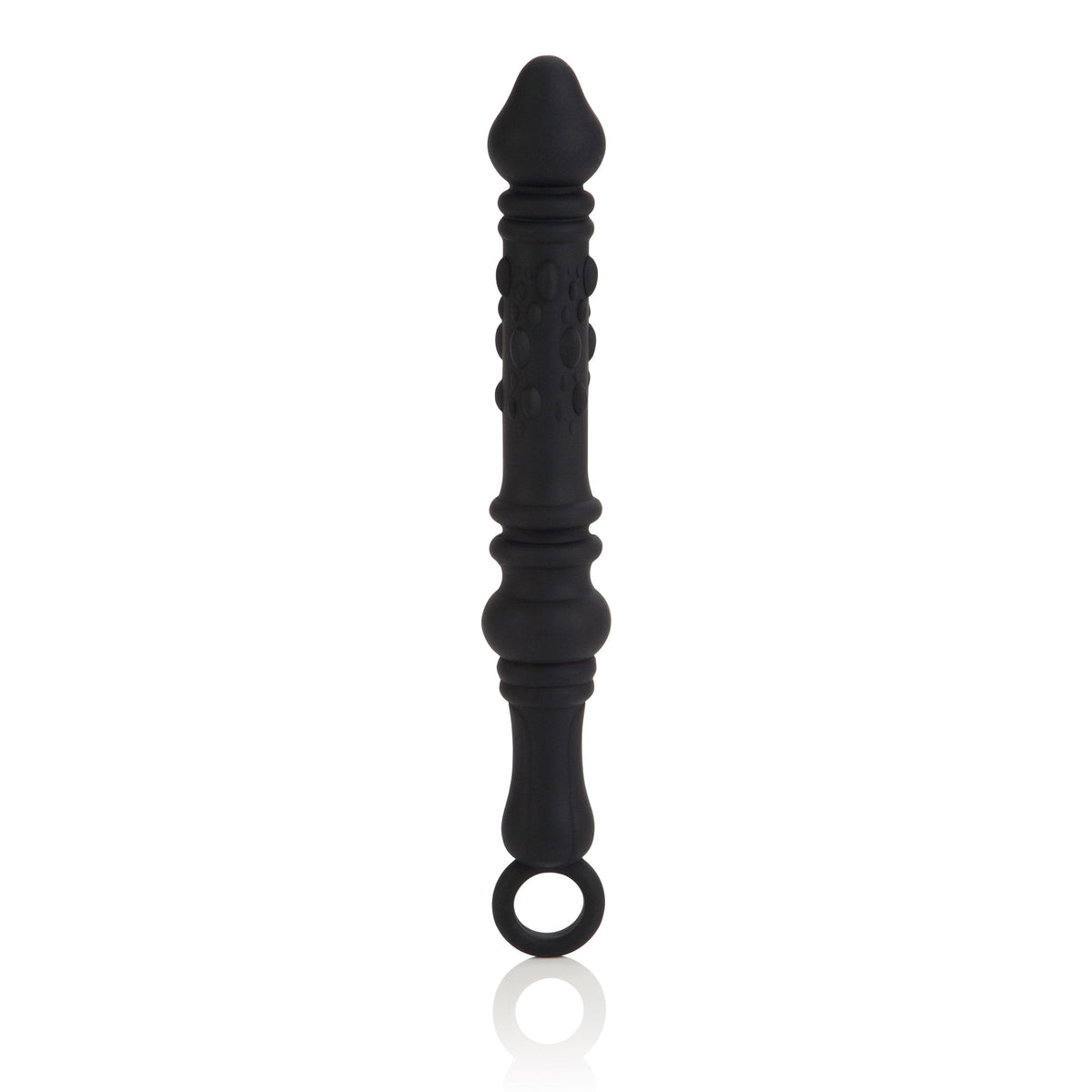 California Exotics - Dr Joel Kaplan Silicone Prostate Probe Massager (Black) -  Prostate Massager (Non Vibration)  Durio.sg