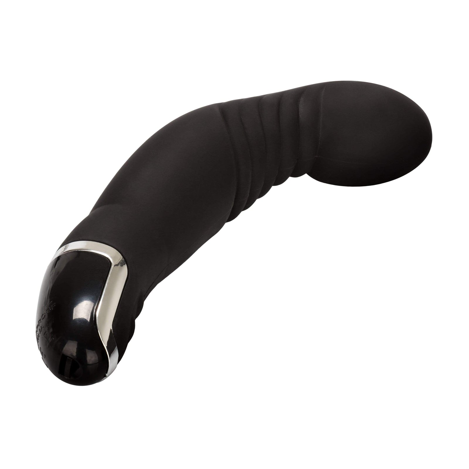 California Exotics - Dr Joel Kaplan Silicone Ridged P Prostate Massager (Black) -  Prostate Massager (Vibration) Non Rechargeable  Durio.sg