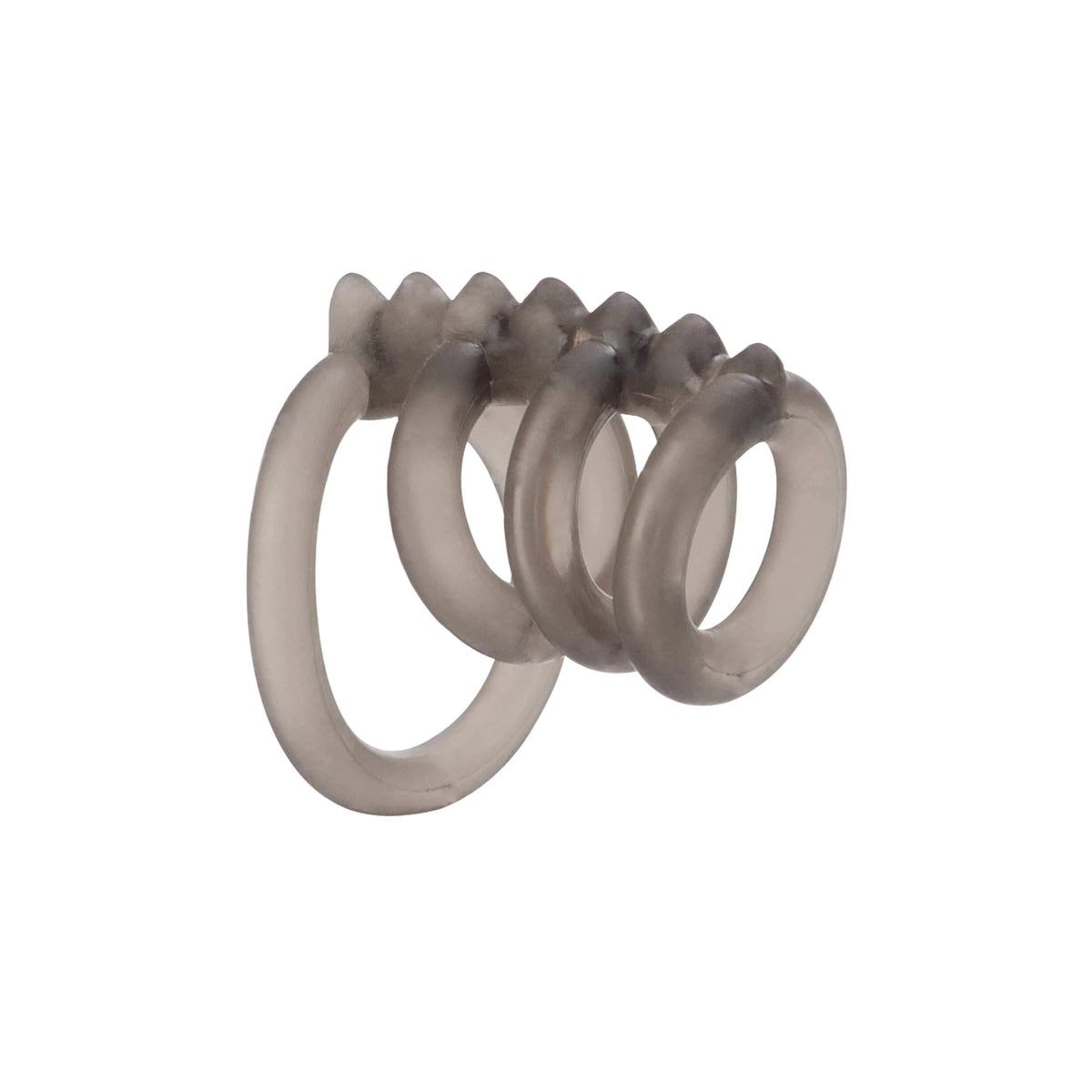 California Exotics - Dr Joel Kaplan Support Master Triple Smooth Cock Cage (Grey) -  Rubber Cock Cage (Non Vibration)  Durio.sg