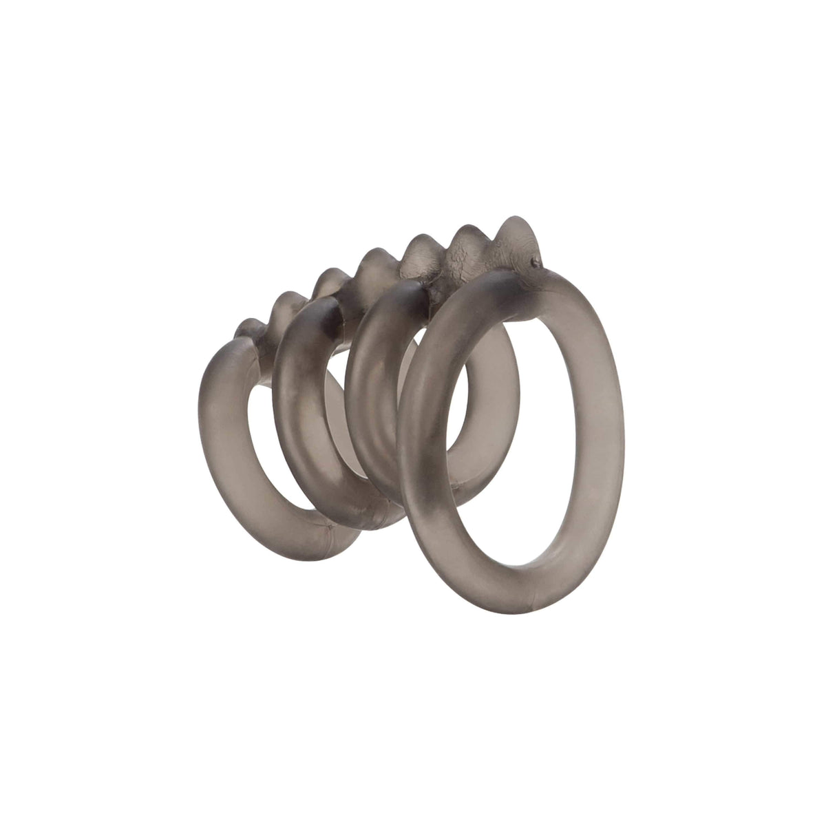 California Exotics - Dr Joel Kaplan Support Master Triple Smooth Cock Cage (Grey) -  Rubber Cock Cage (Non Vibration)  Durio.sg