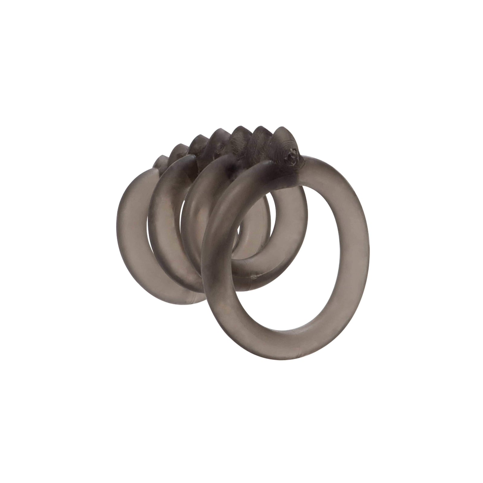 California Exotics - Dr Joel Kaplan Support Master Triple Smooth Cock Cage (Grey) -  Rubber Cock Cage (Non Vibration)  Durio.sg