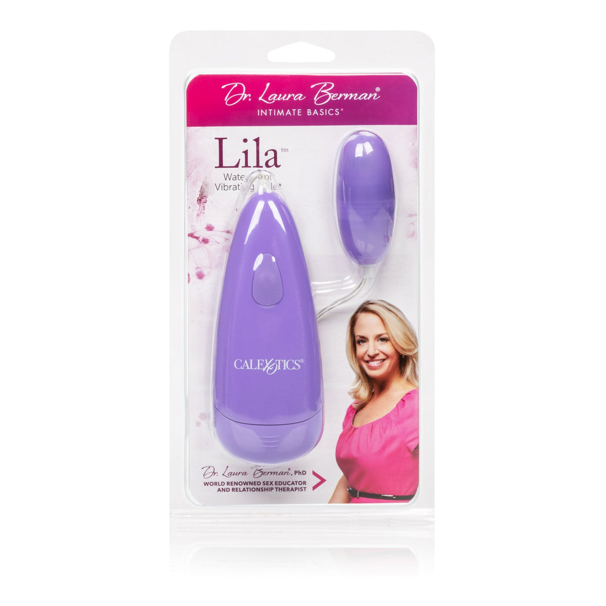 California Exotics - Dr Laura Berman Lila Vibrating Bullet (Purple) -  Wired Remote Control Egg (Vibration) Non Rechargeable  Durio.sg