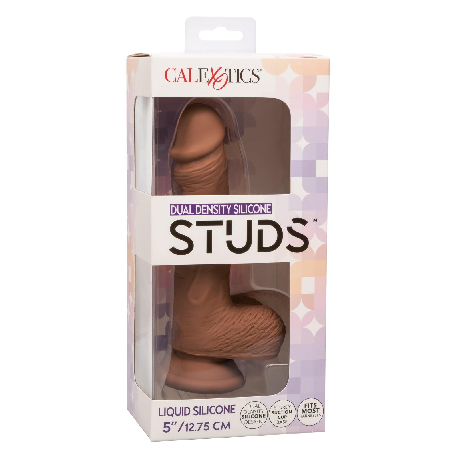 California Exotics - Dual Density Silicone Studs Realistic Dildo -  Realistic Dildo with suction cup (Non Vibration)  Durio.sg