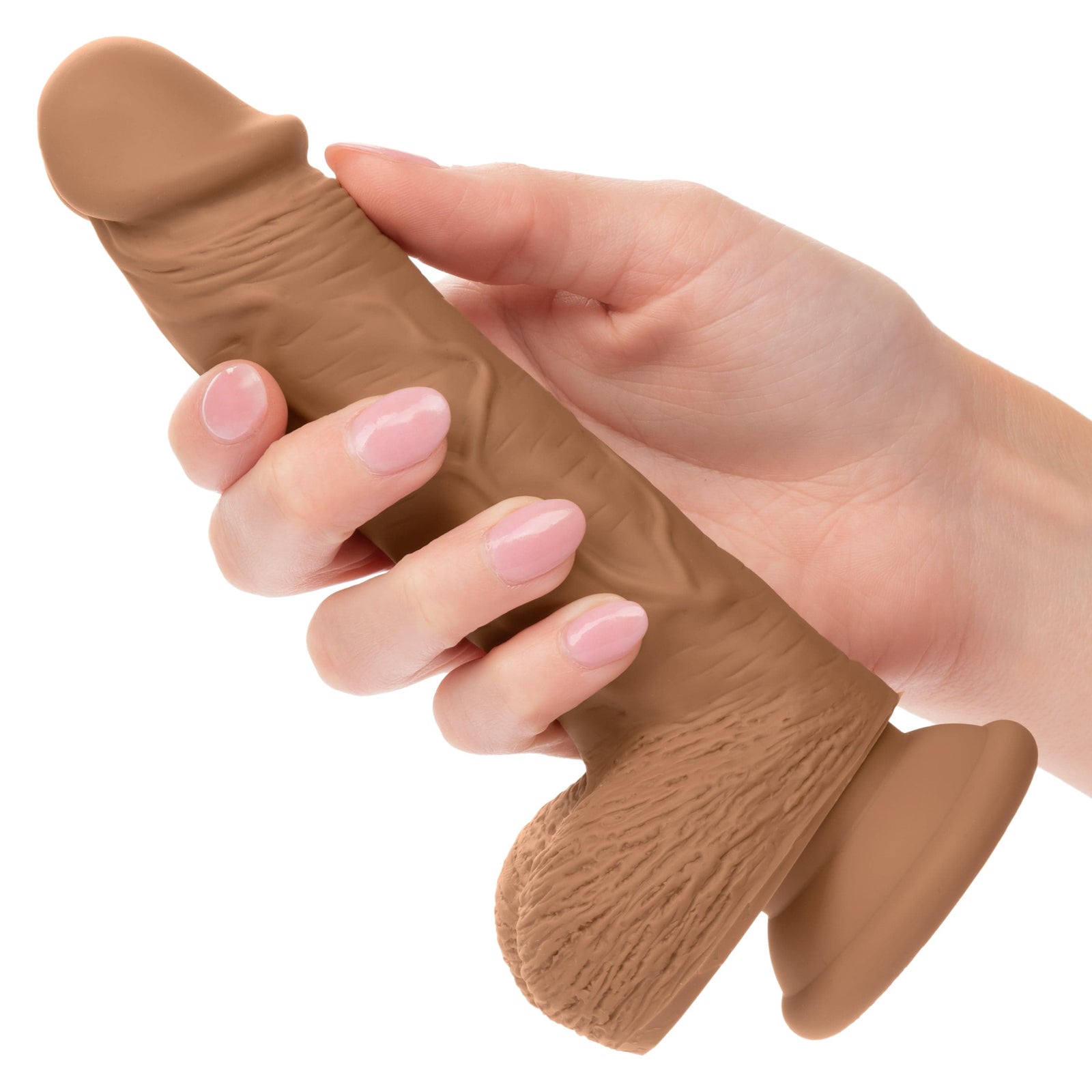 California Exotics - Dual Density Silicone Studs Realistic Dildo -  Realistic Dildo with suction cup (Non Vibration)  Durio.sg