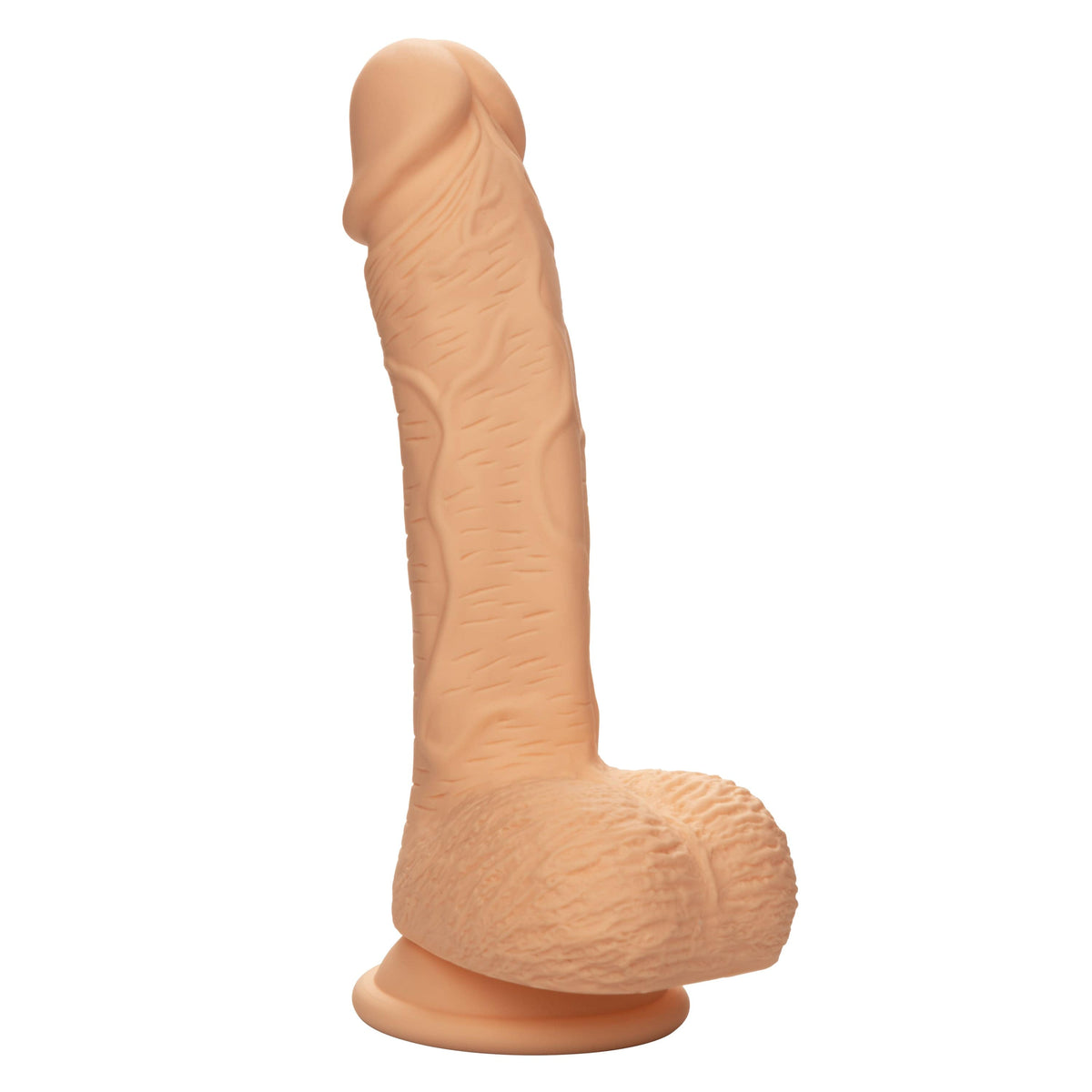 California Exotics - Dual Density Silicone Studs Realistic Dildo - Ivory Realistic Dildo with suction cup (Non Vibration) 716770104267 Durio.sg
