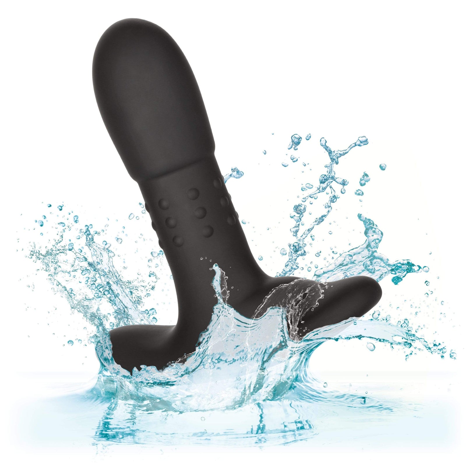 California Exotics - Eclipse Beaded Rotating Probe Massager (Black) -  Prostate Massager (Vibration) Rechargeable  Durio.sg