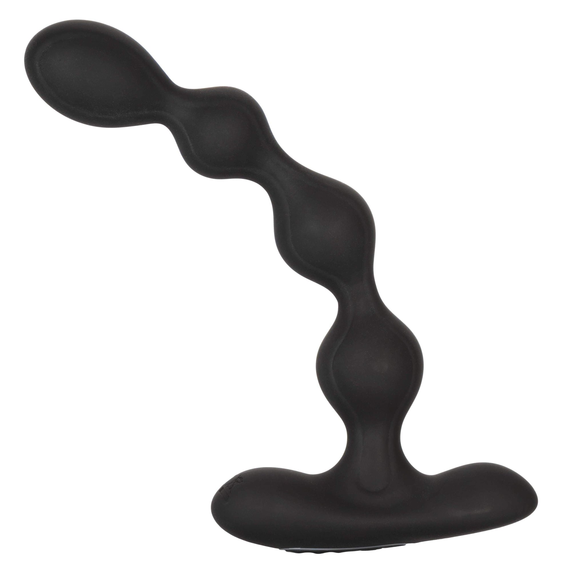 California Exotics - Eclipse Vibrating Slender Anal Beads (Black) -  Anal Beads (Vibration) Rechargeable  Durio.sg