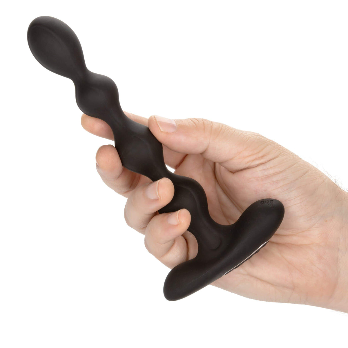 California Exotics - Eclipse Vibrating Slender Anal Beads (Black) -  Anal Beads (Vibration) Rechargeable  Durio.sg